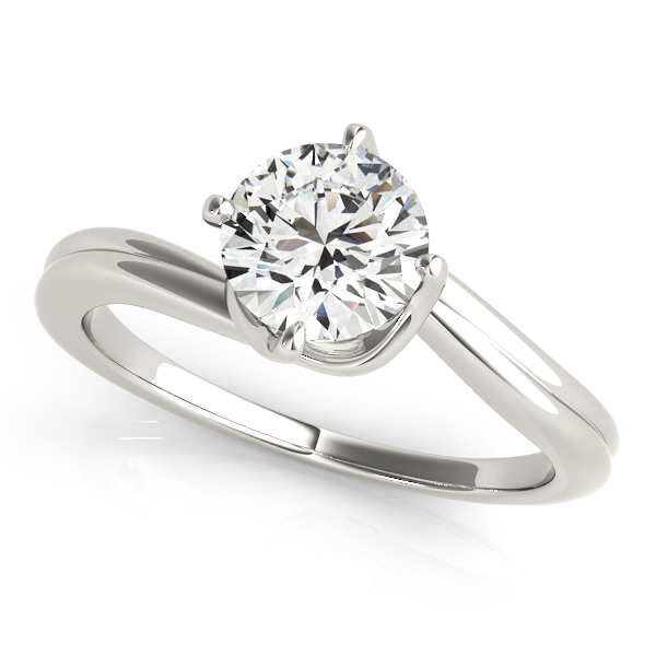 Alberta Bypass Solitaire Engagement Ring