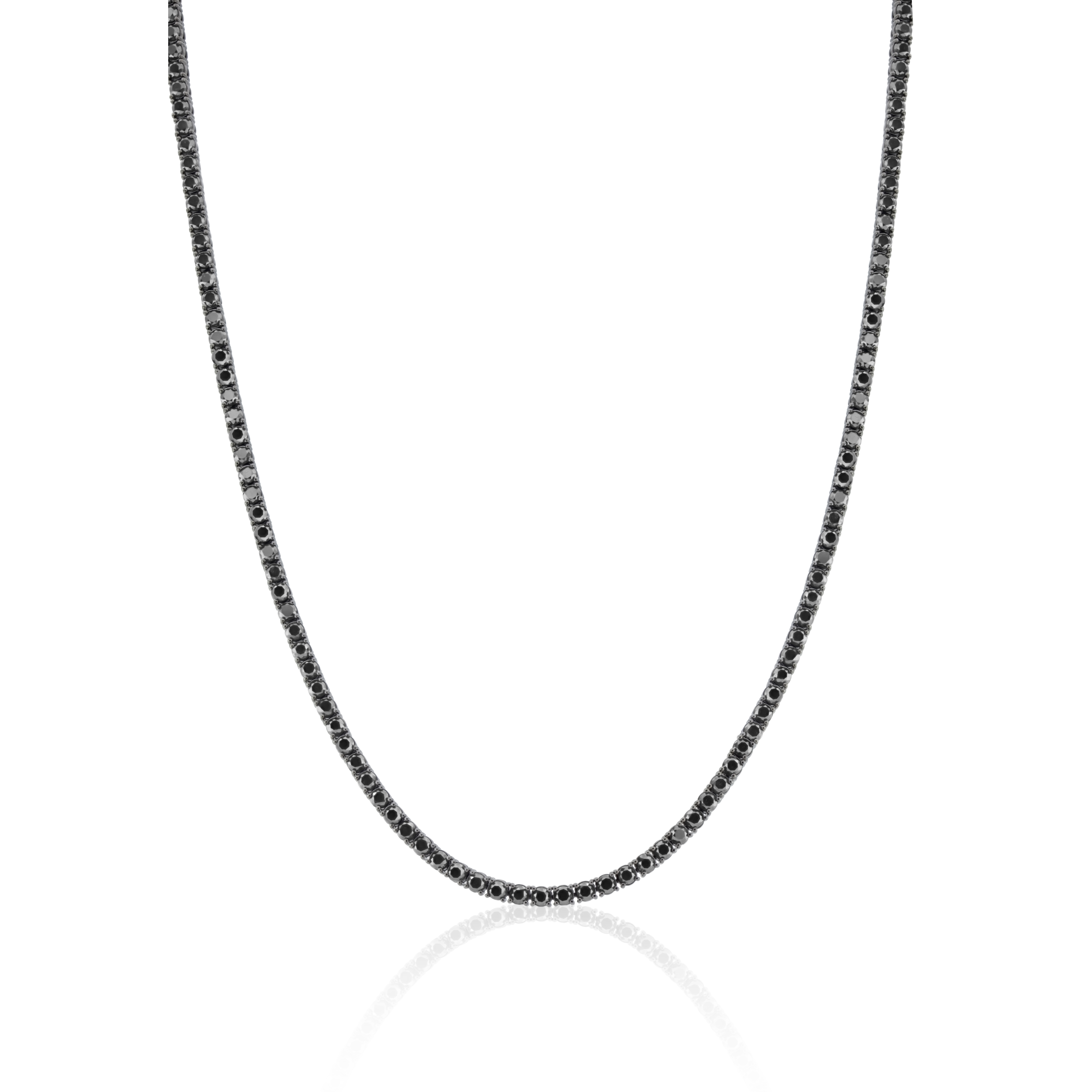 Black Diamond Necklace With Black Rhodium Plating (30 ct. tw.)