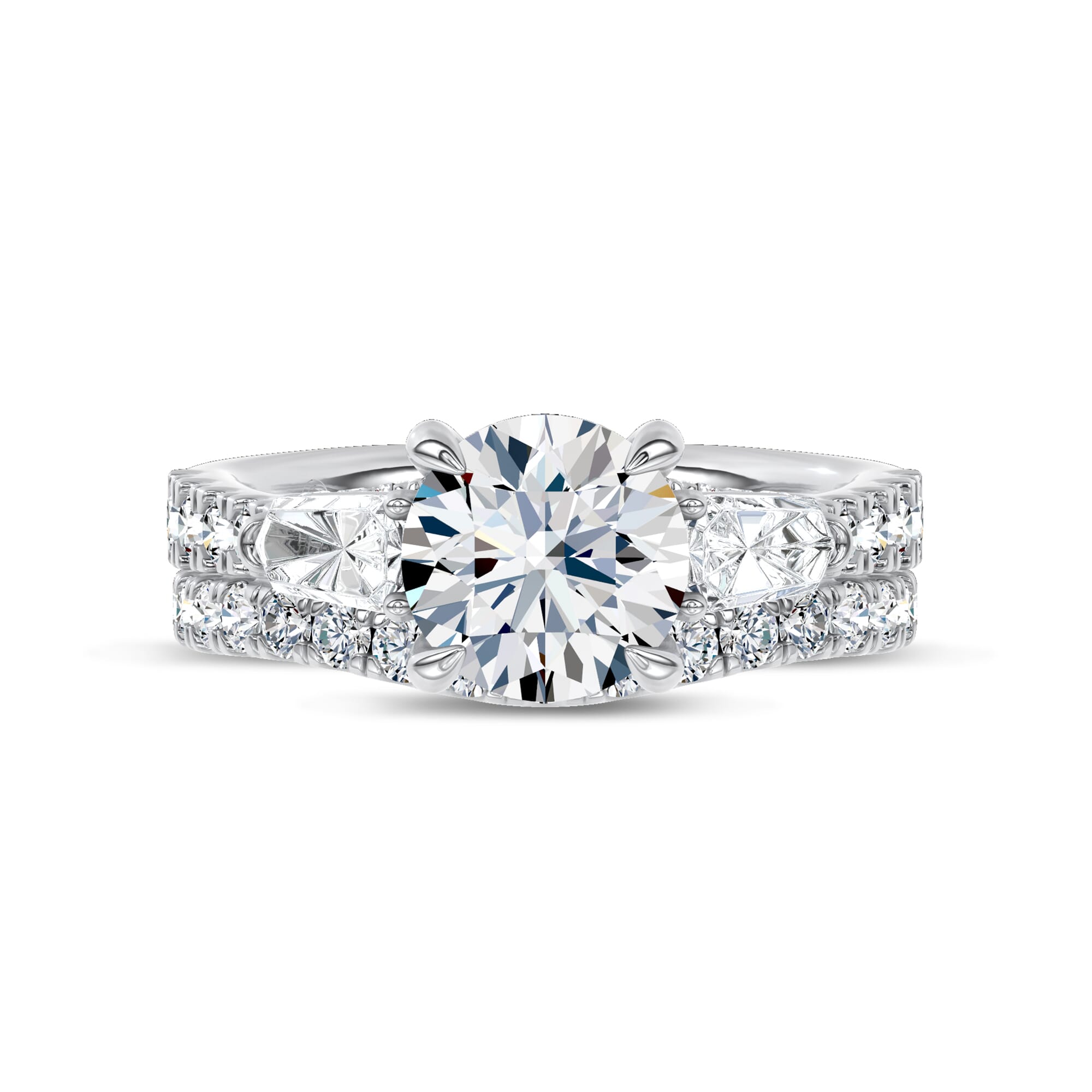Ondina Contoured Pave Lab Band by Christian Siriano