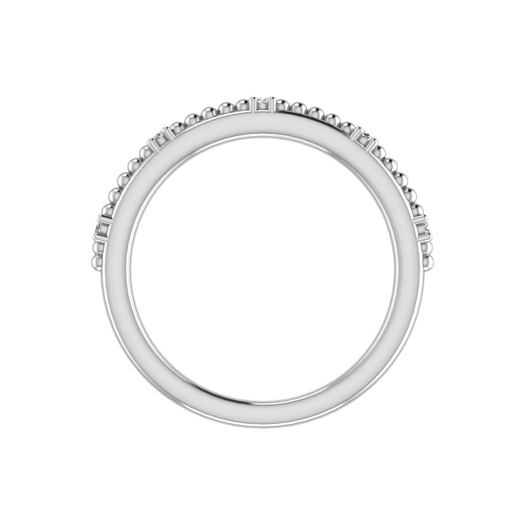 Ruby Bubble Diamond Band