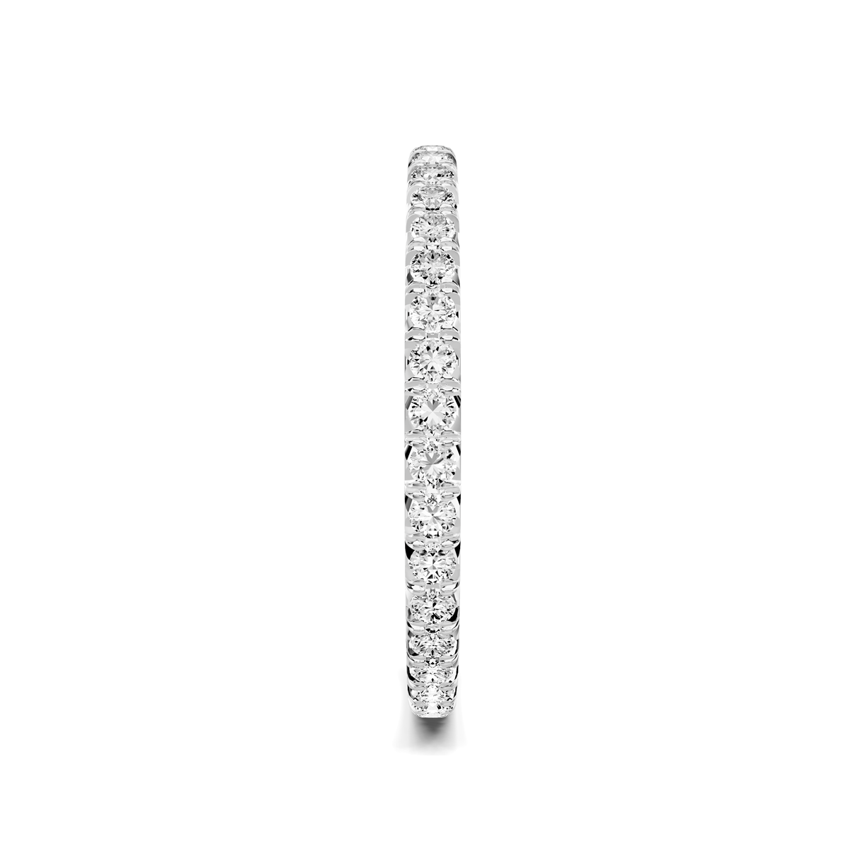 Lumina French Pave Eternity Band