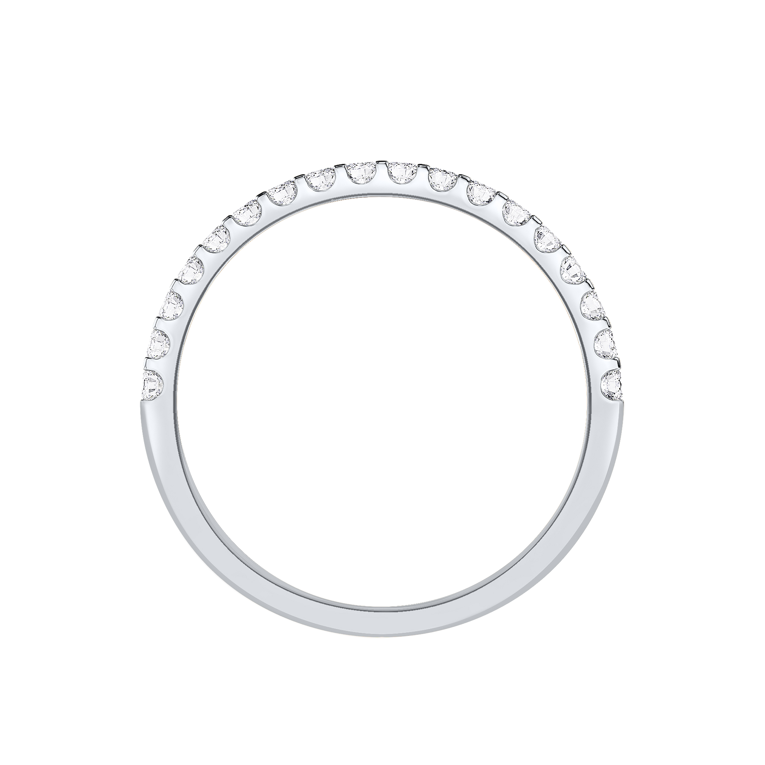 U-Prong Diamond Band