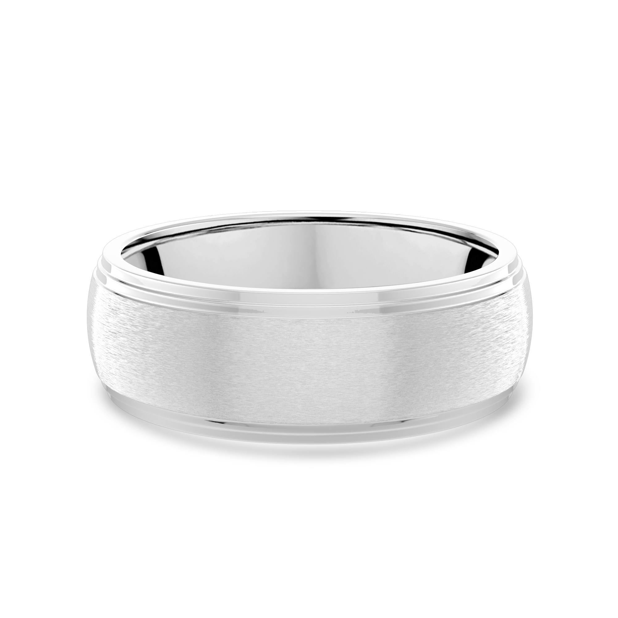 Matte Double Step Edge Comfort Fit Band (6mm)