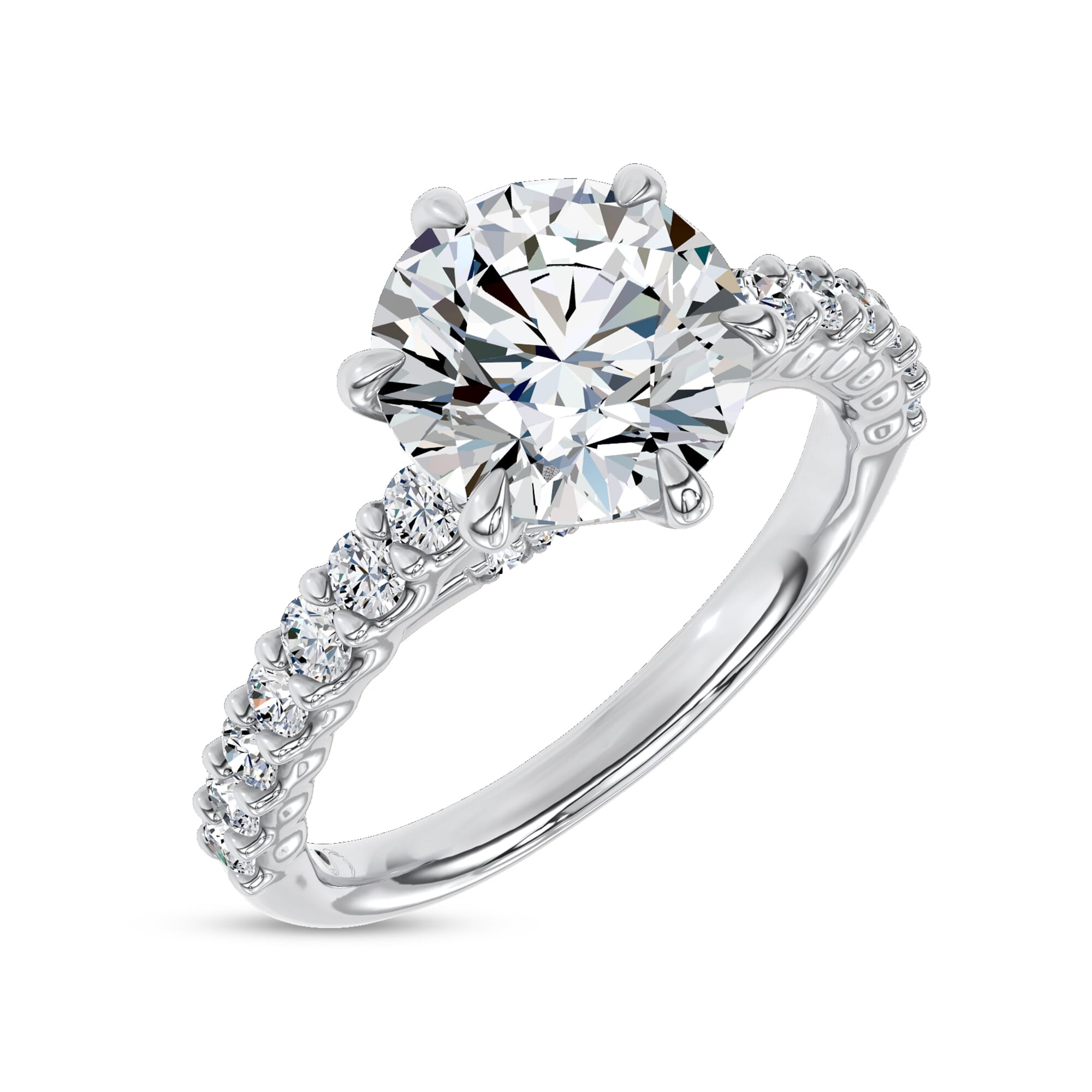 Ovation Pave Engagement Ring by Christian Siriano