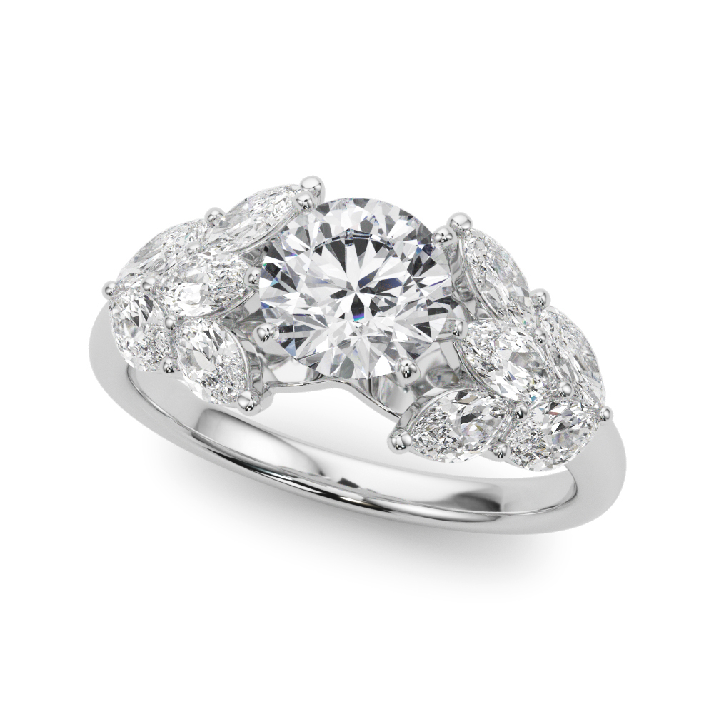 Celestia Marquise Diamond Engagement Ring