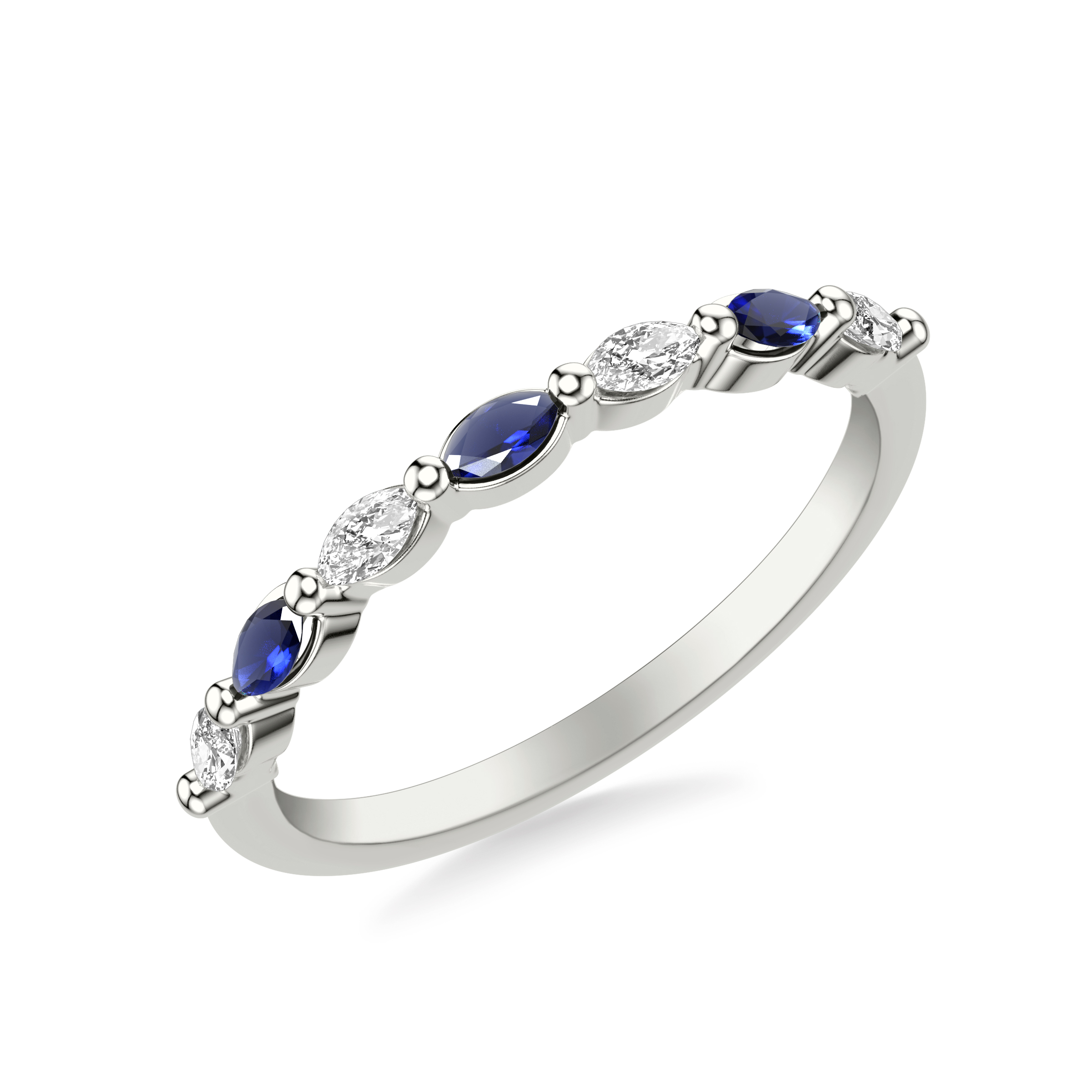 Ophelia Sapphire Accent Band
