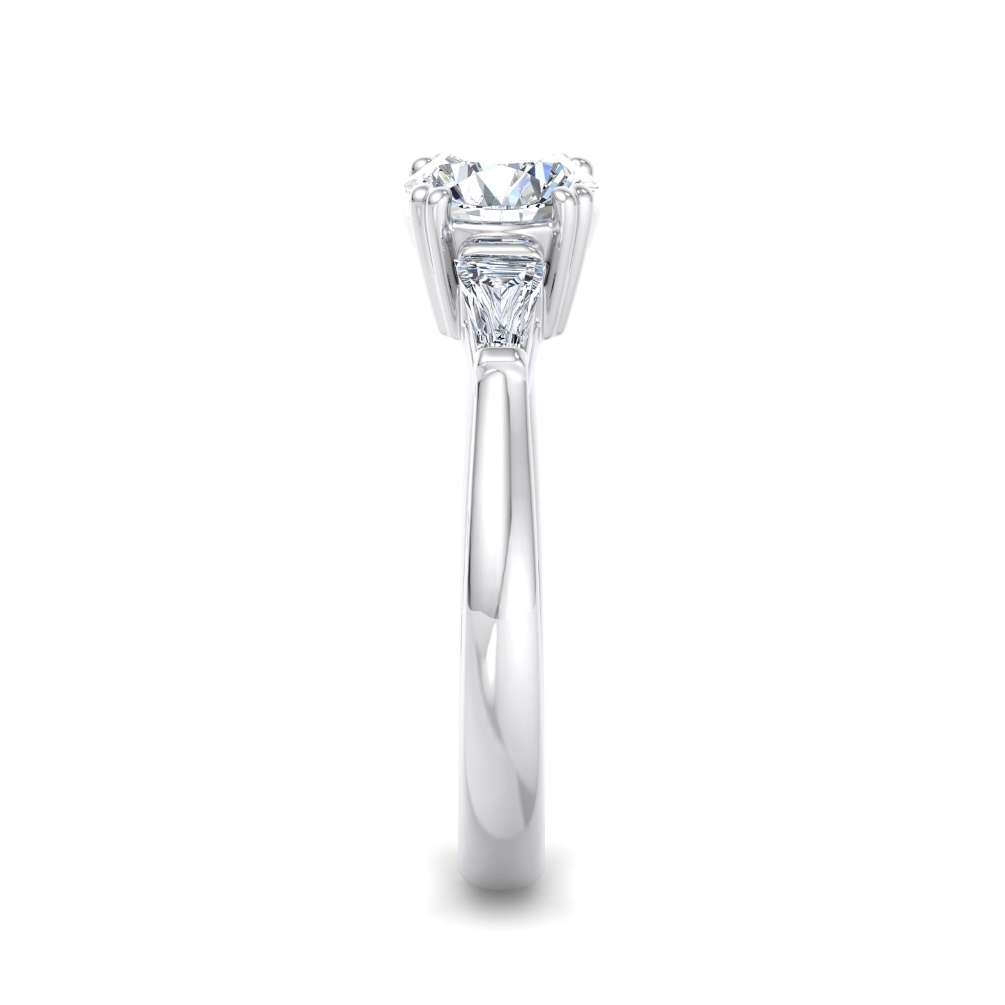 Brooklyn 3 Stone Engagement Ring
