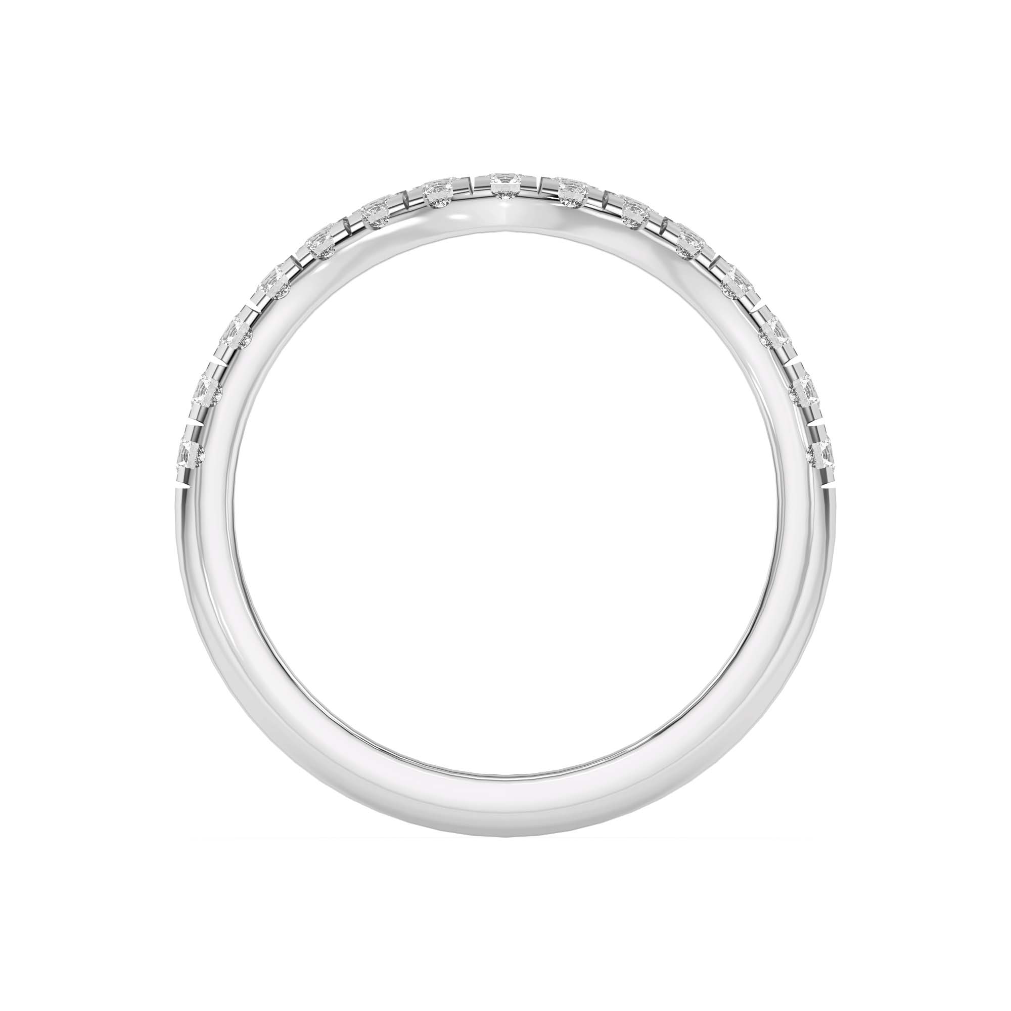Petalo Pave Curved Band