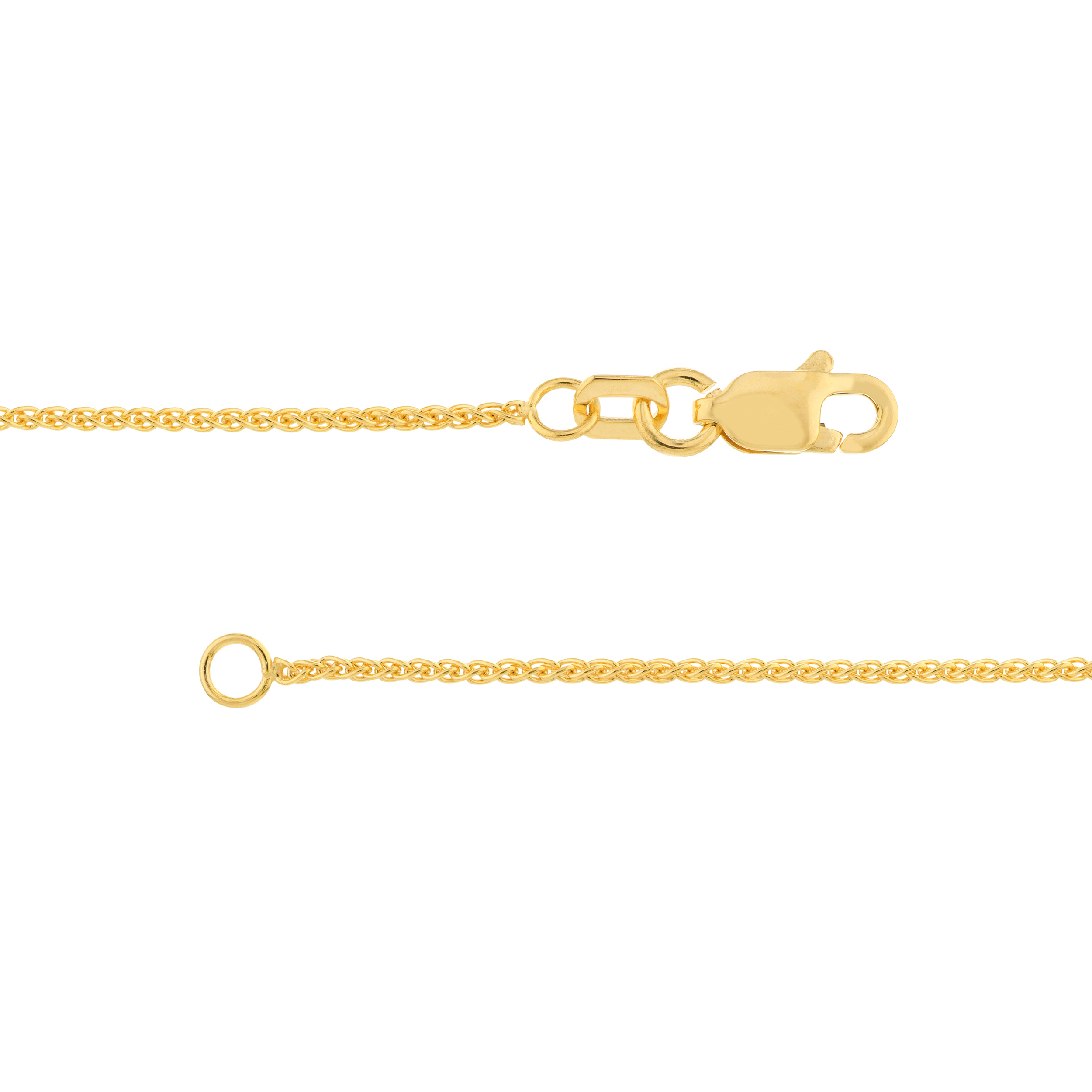 Fleur-de-Lis Cross Gold Necklace