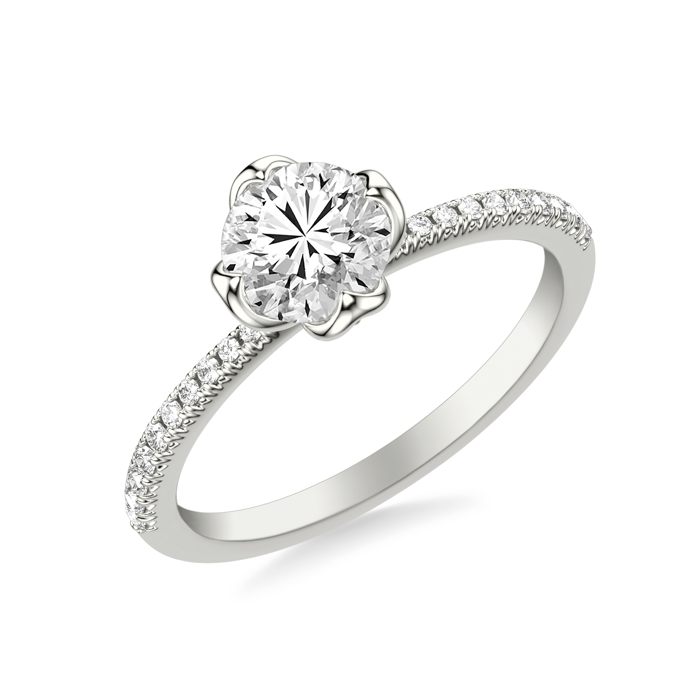 Imani Pave Engagement Ring