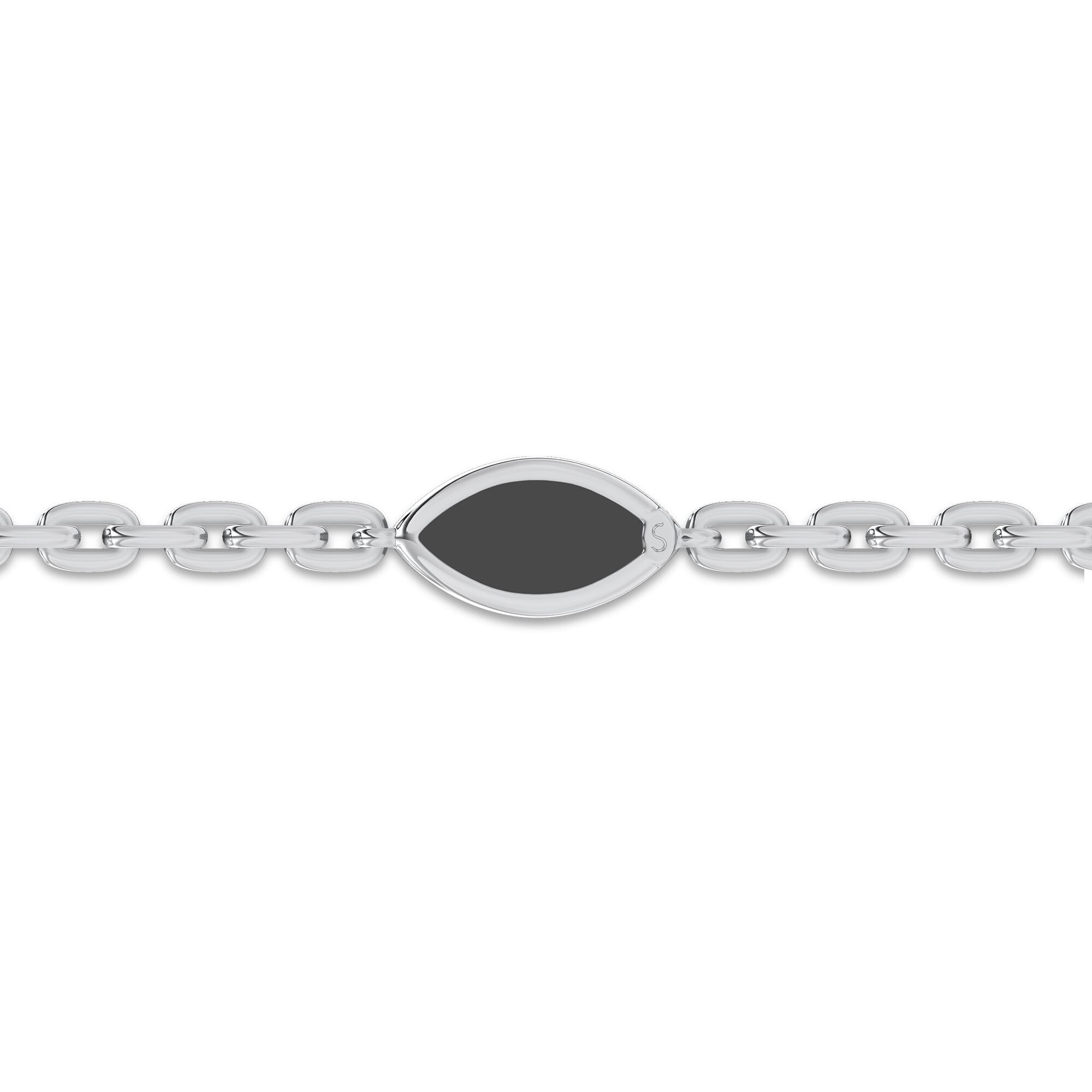 Maravina Black Ceramic Bezel Bracelet by Christian Siriano