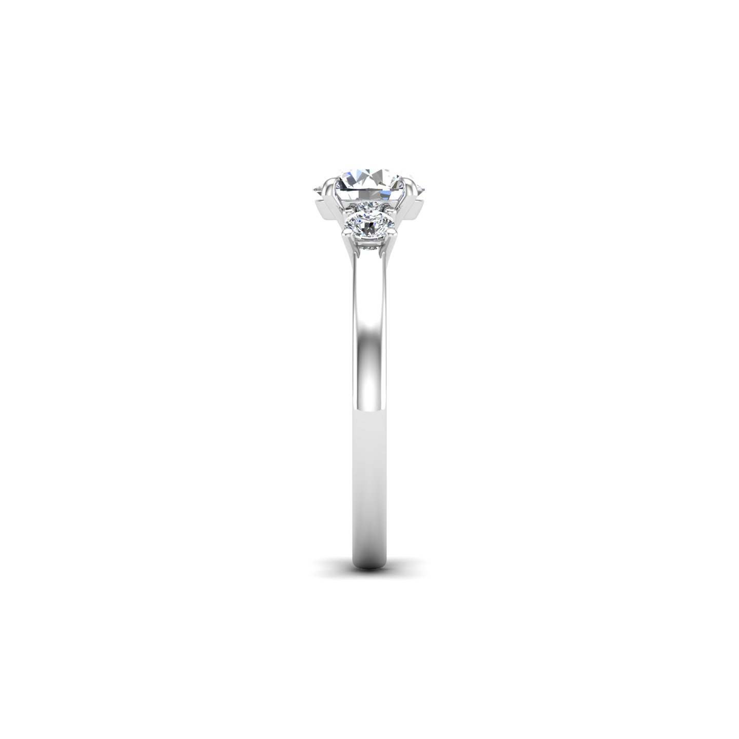 Oaklee 3 Stone Engagement Ring
