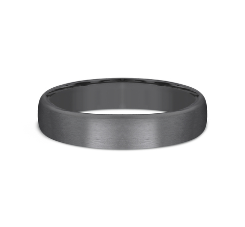 Charcoal Satin Comfort-Fit Band (4.5mm)