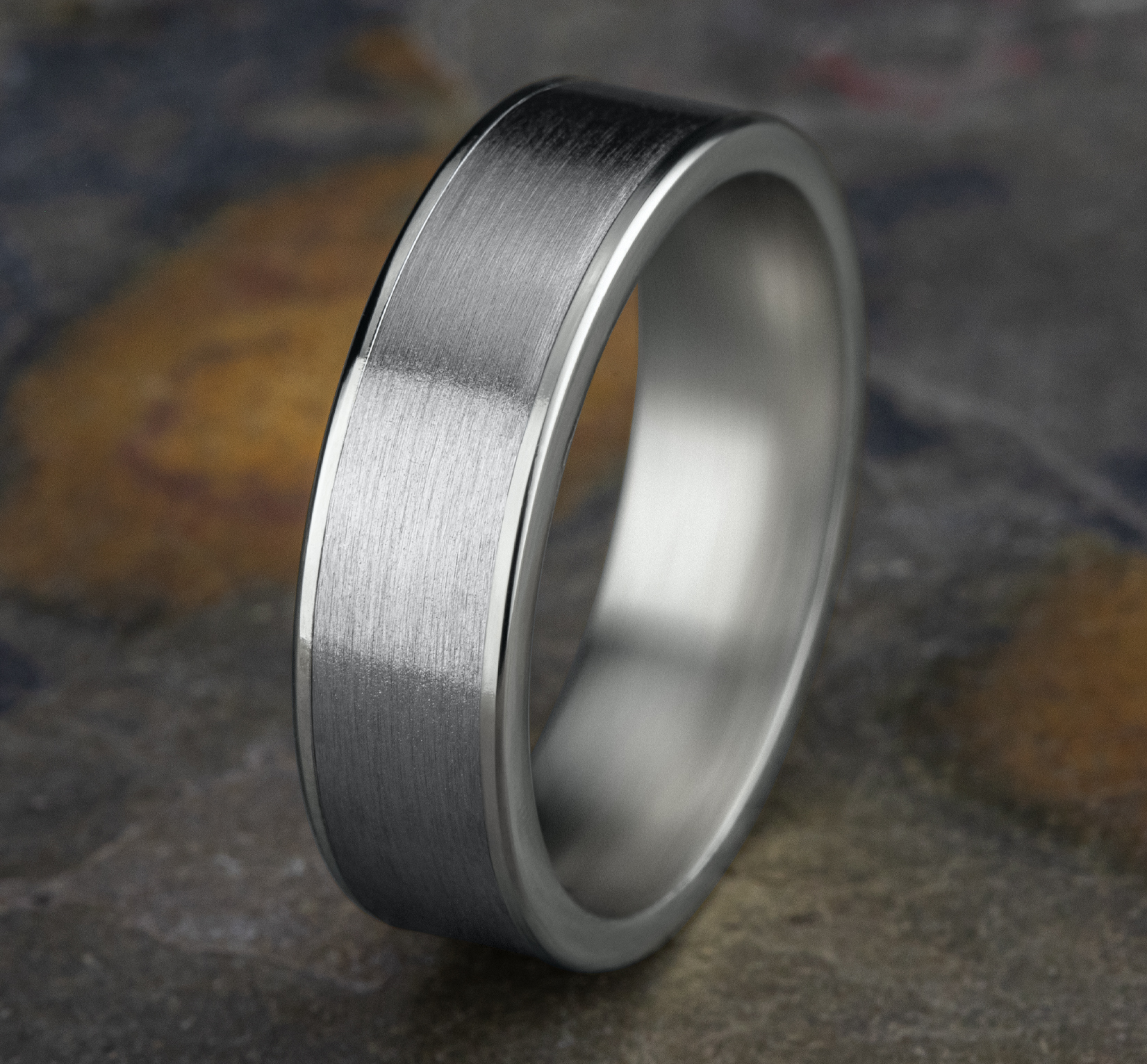 Axis Satin Comfort-Fit Band (6.5mm)