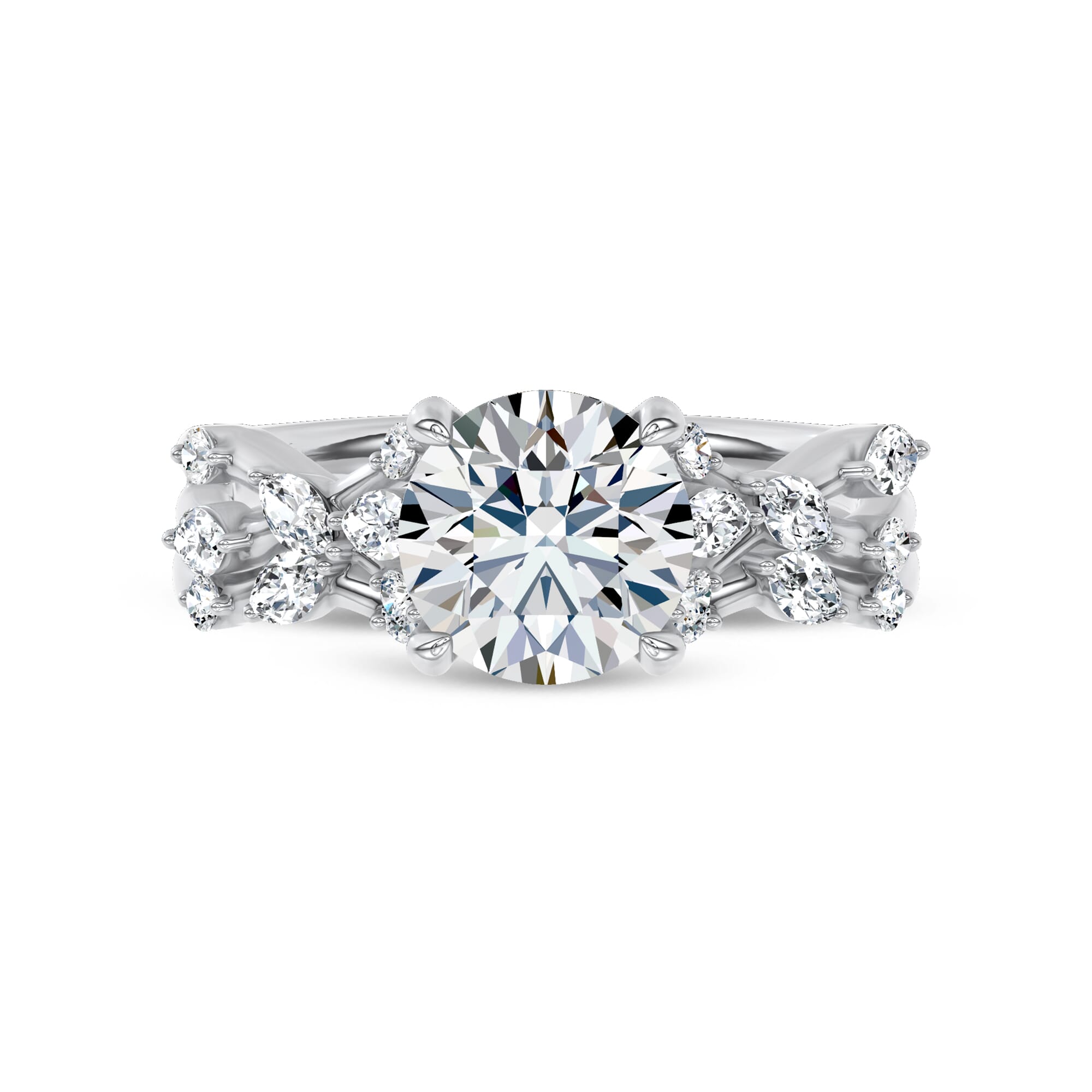 Jardin Valentina Mixed Shape Band by Christian Siriano