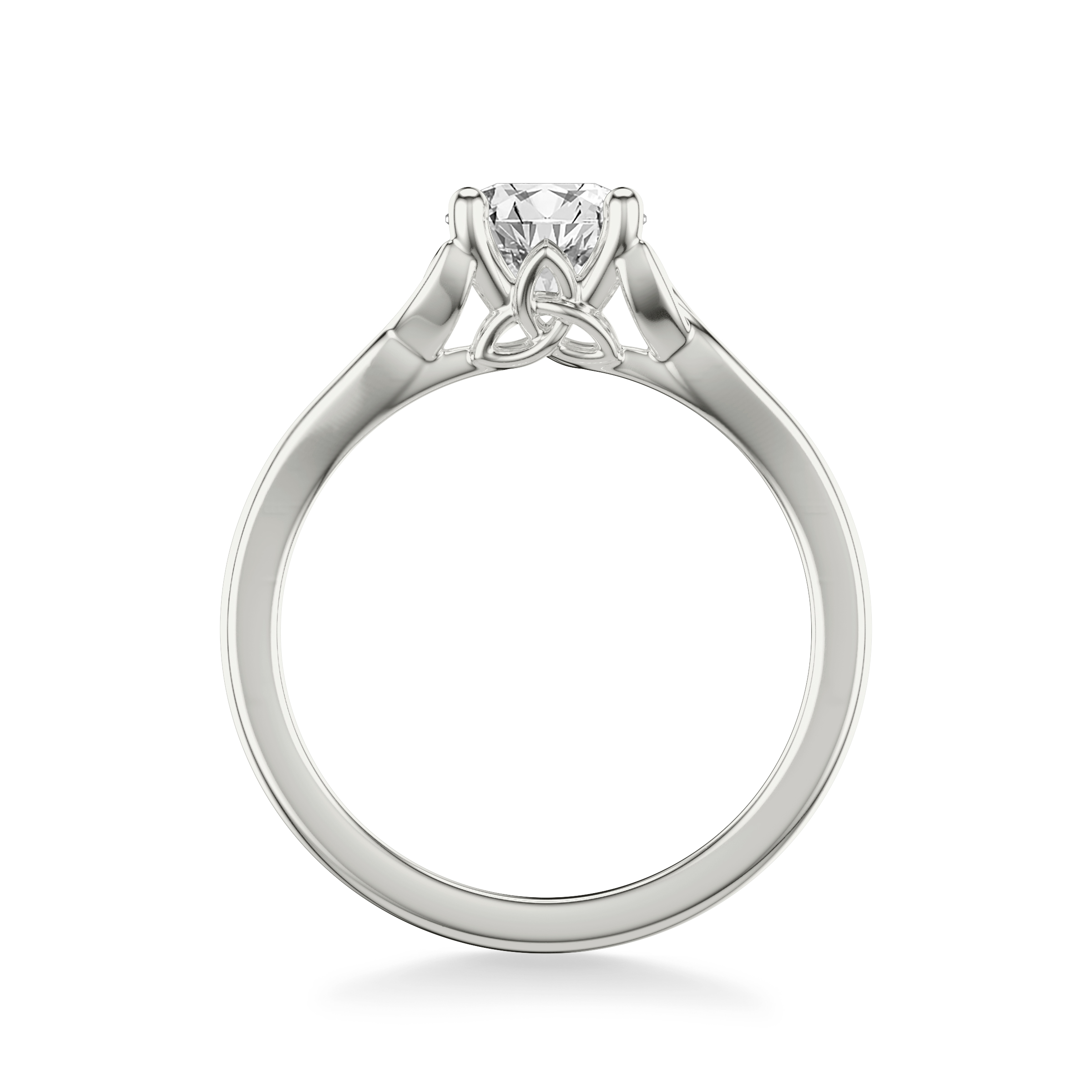 Siobhan Trinity Solitaire Engagement Ring