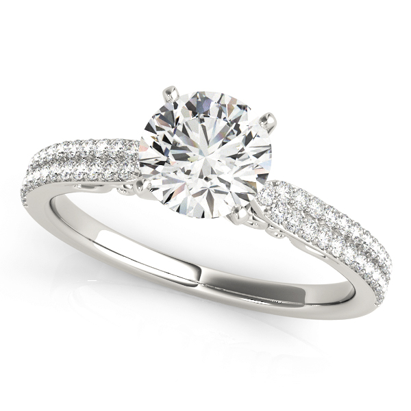 Bailey Pave Diamond Engagement Ring