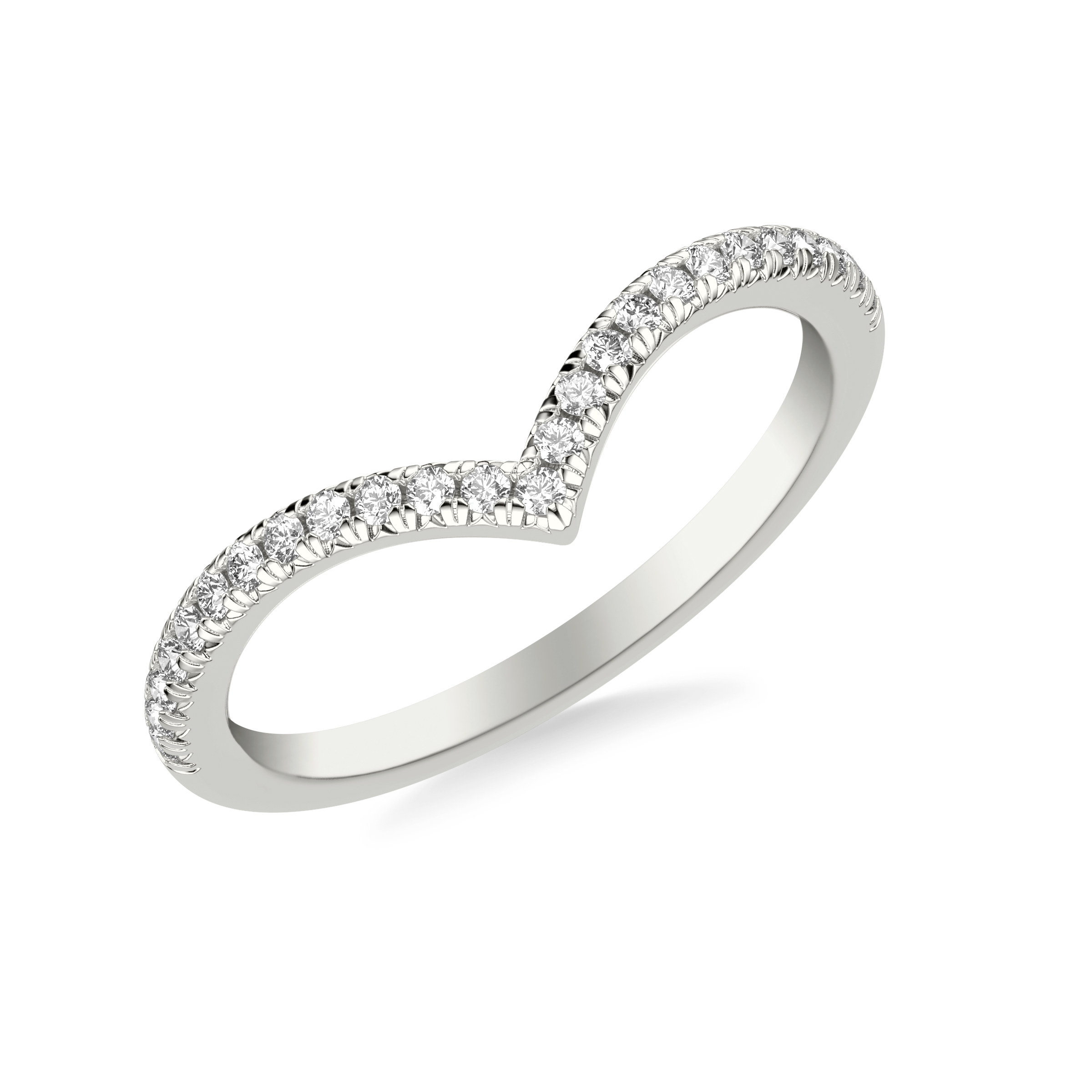 Aisling Pave Diamond V-Band