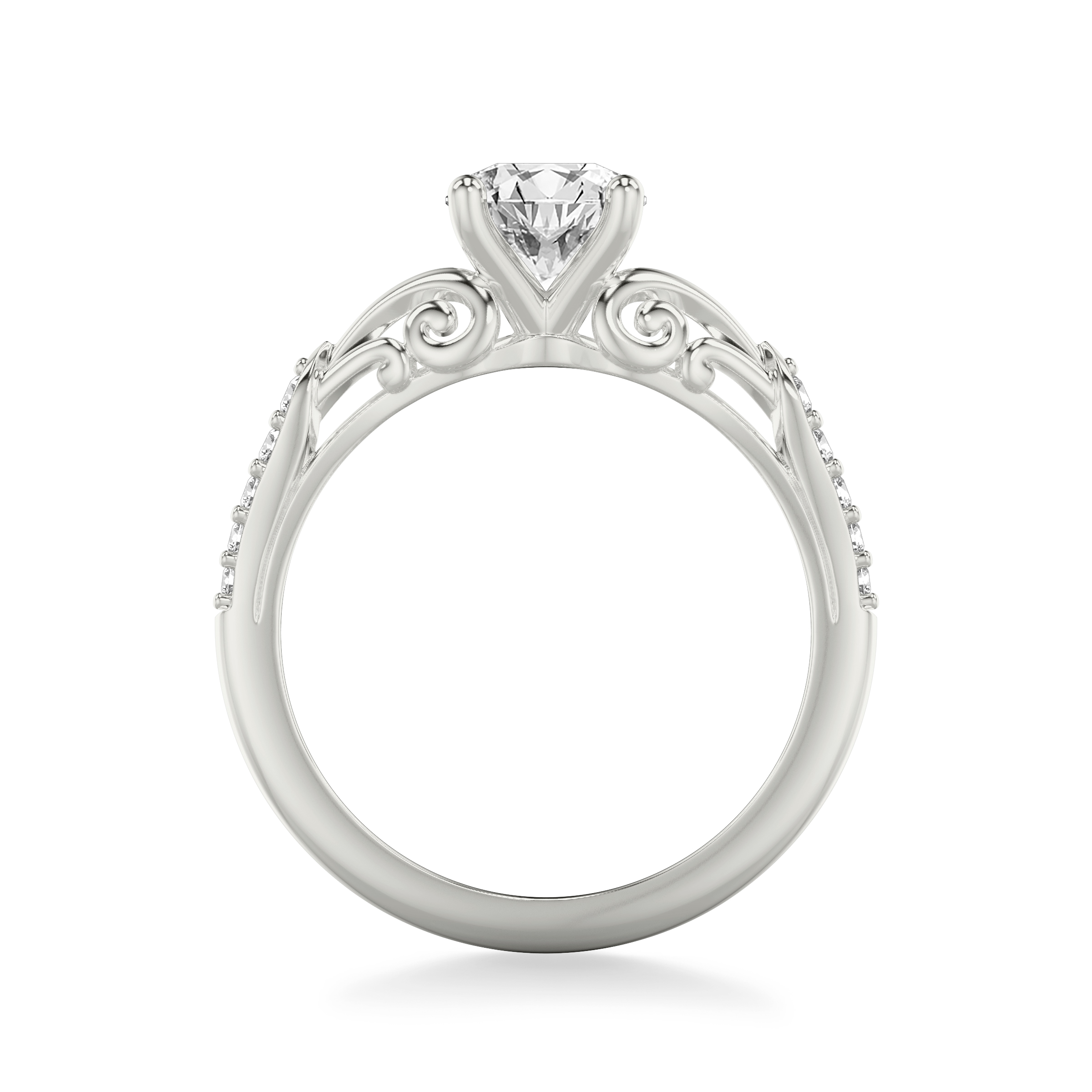 Onde Pave Engagement Ring