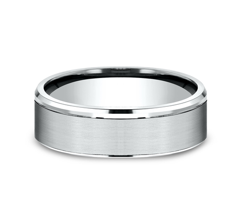 Brushed Edge-Line Comfort-Fit Band (6.5mm)