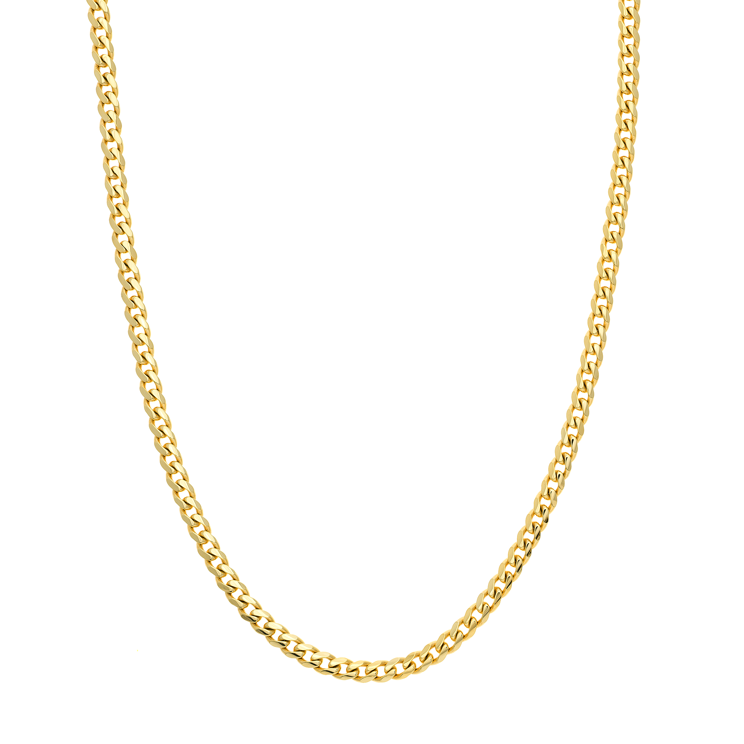 Cuban Chain Gold Necklace (24 Inches)
