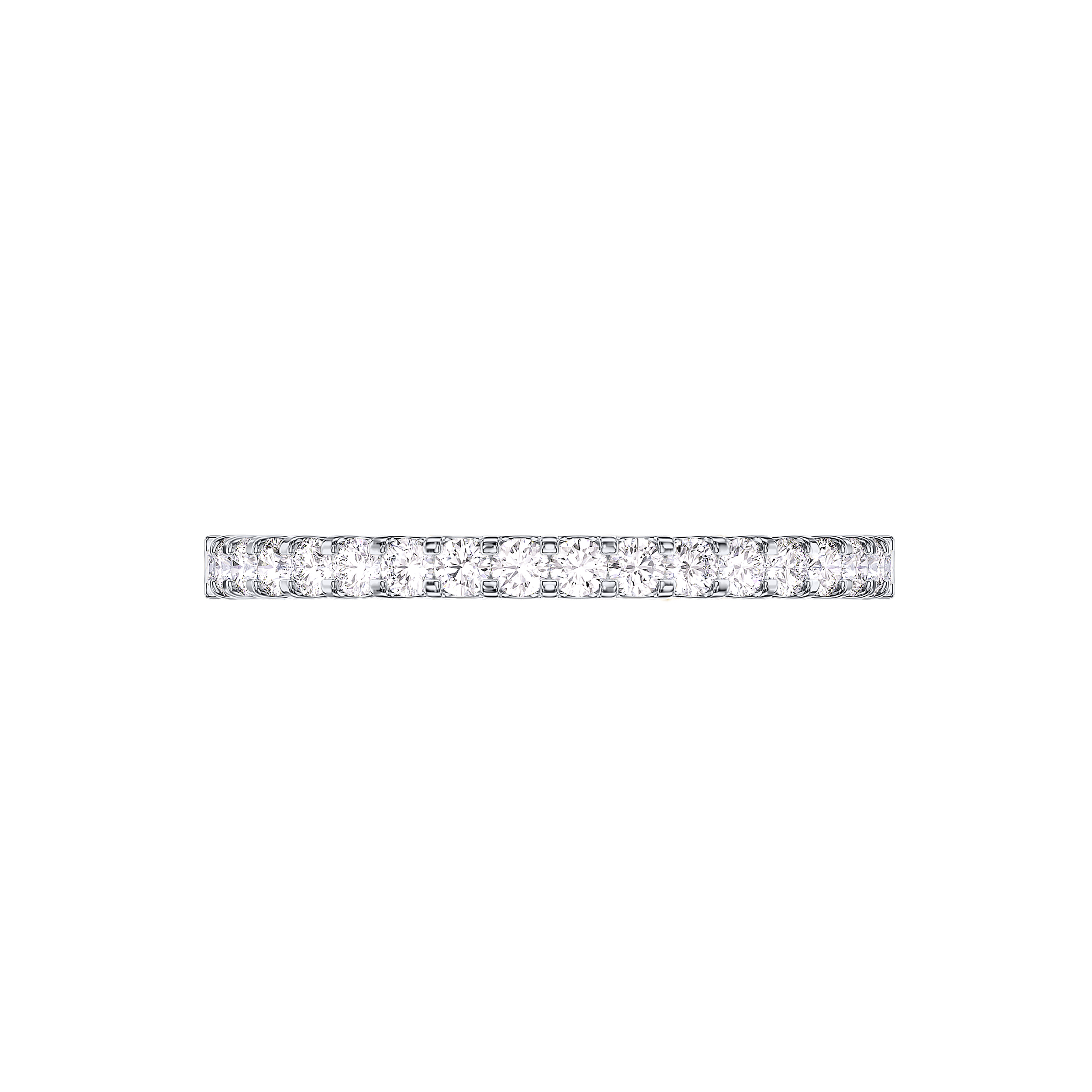 U-Prong Diamond Band