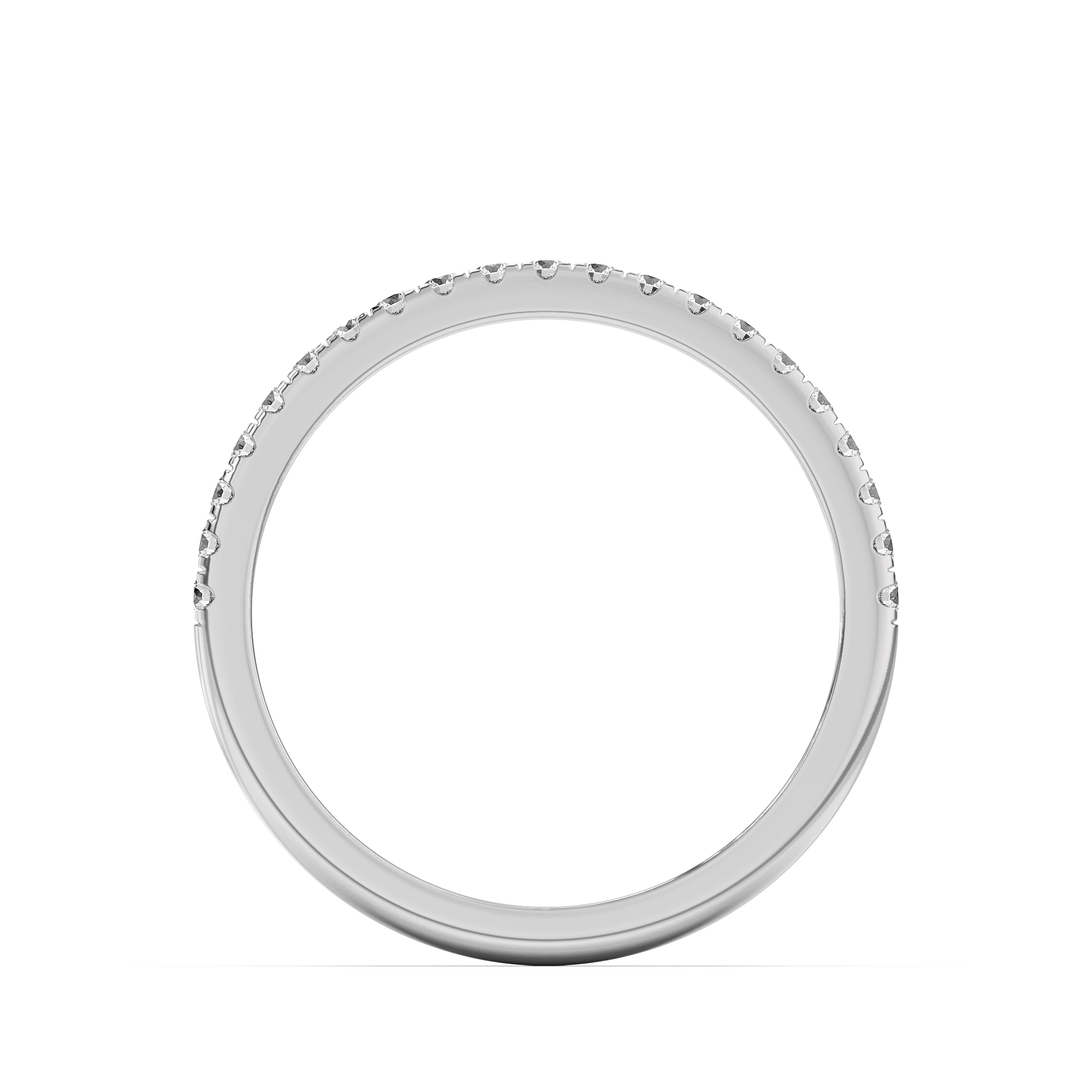 Marian Classic Pave Band