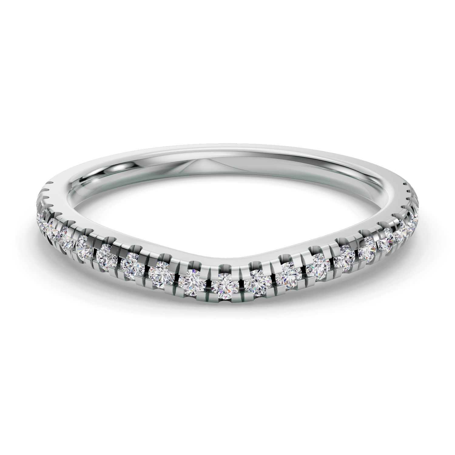 Remy Curved Pave Band