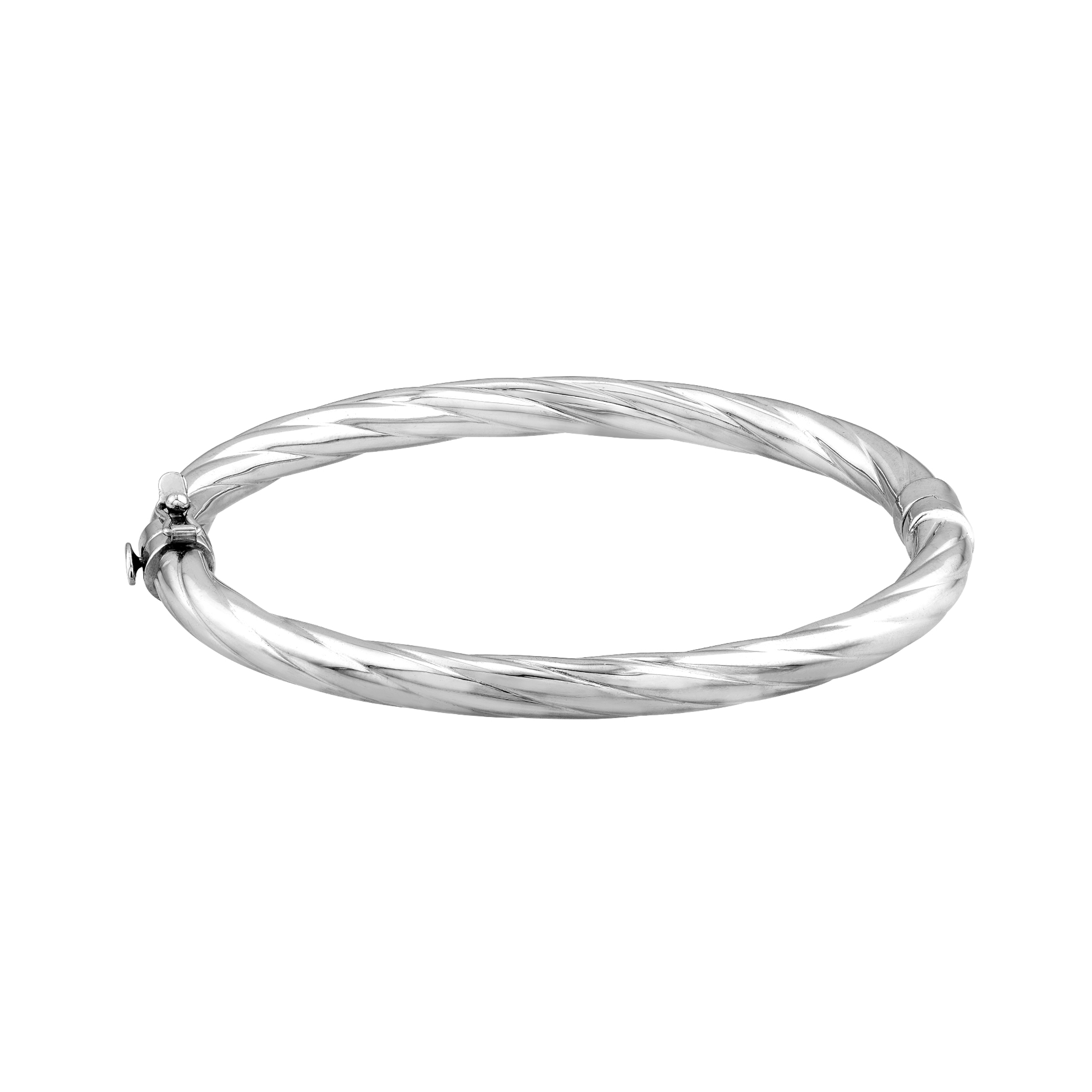 Twisted Oval Bangle