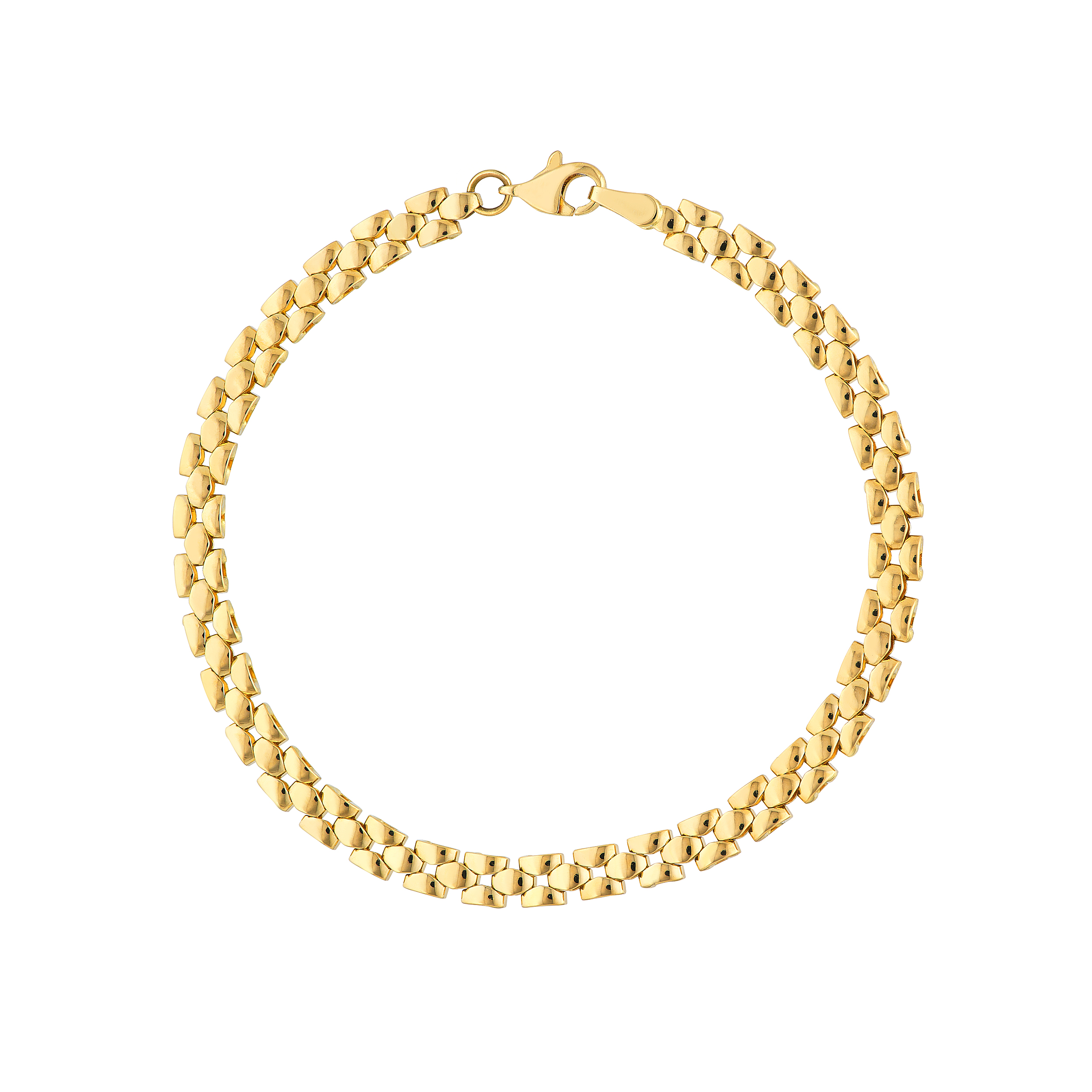 Domed Capsule Link Bracelet