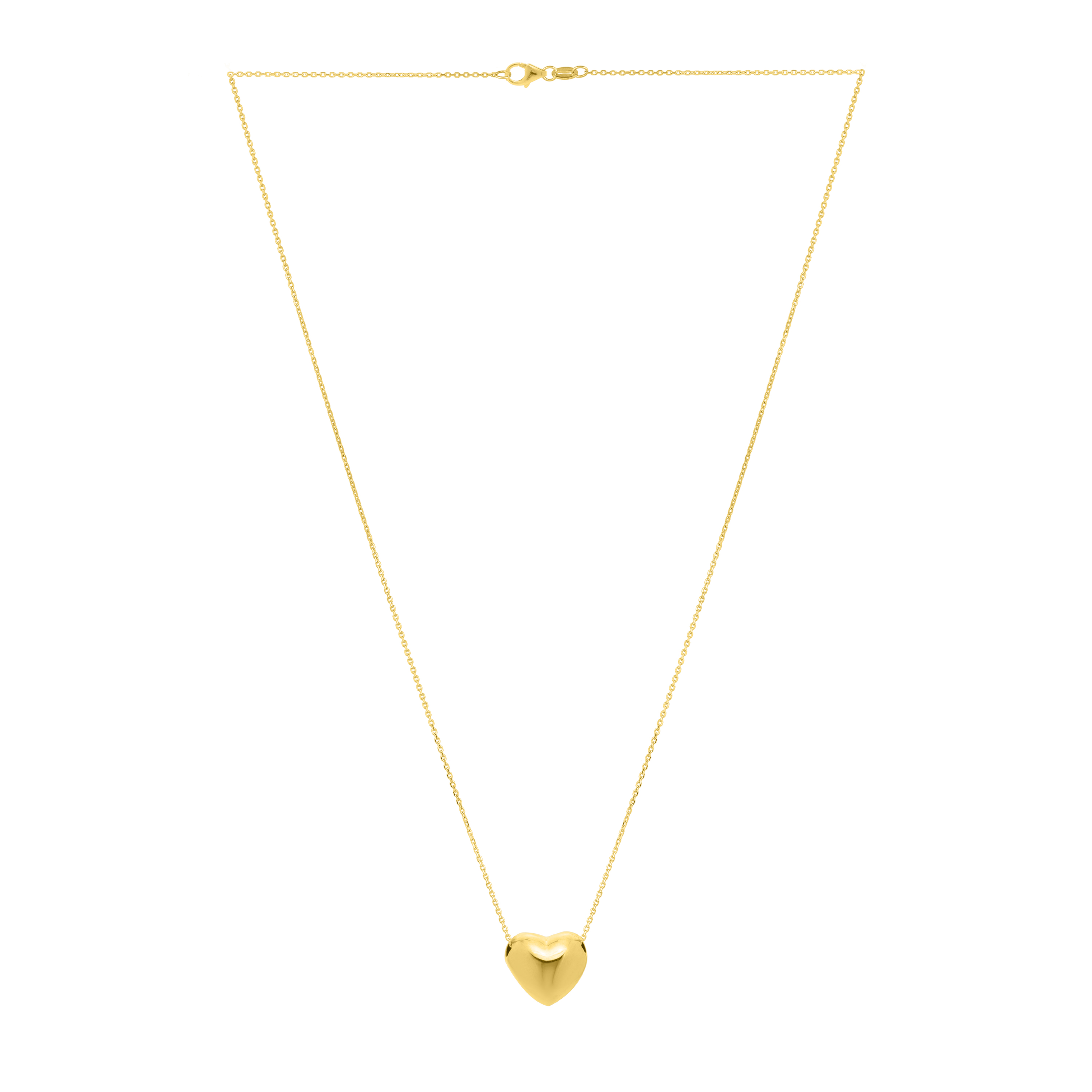 Mini Puff Heart Necklace