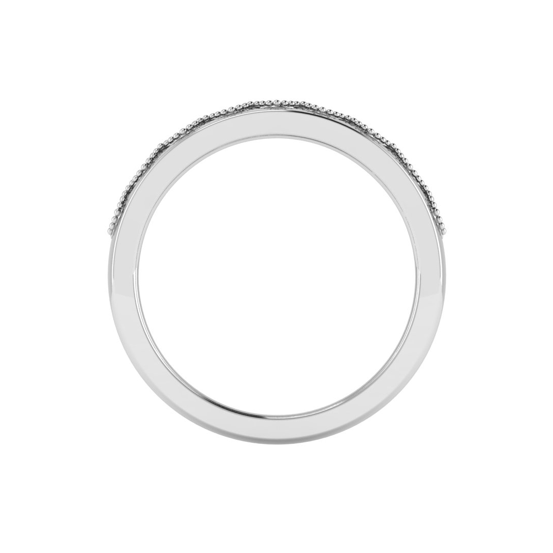 Meadow Pave And Milgrain Band