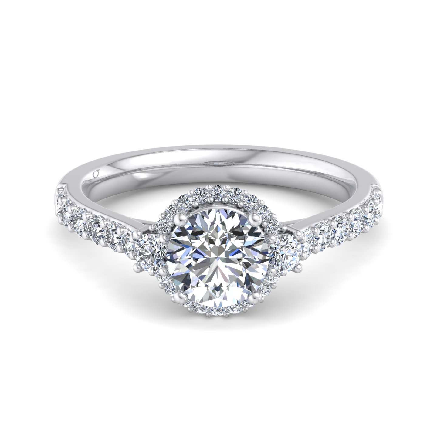 Annie Halo Engagement Ring