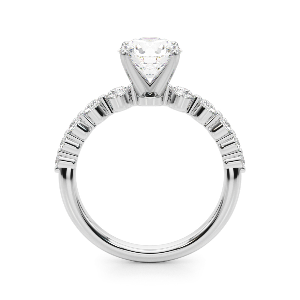 Rhossili Floating Graduated Diamond Engagement Ring