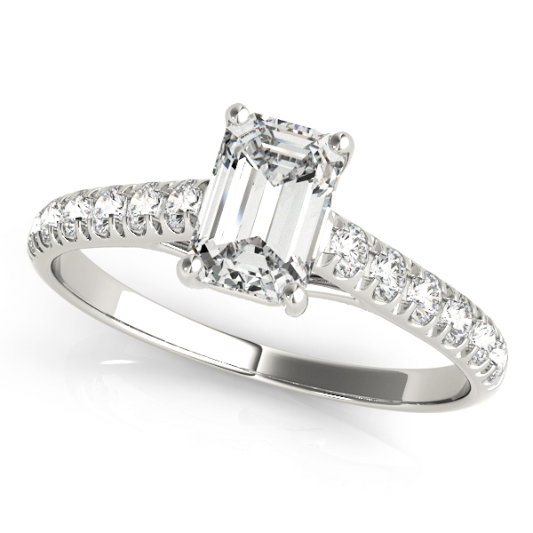 Tory Pave Diamond Engagement Ring