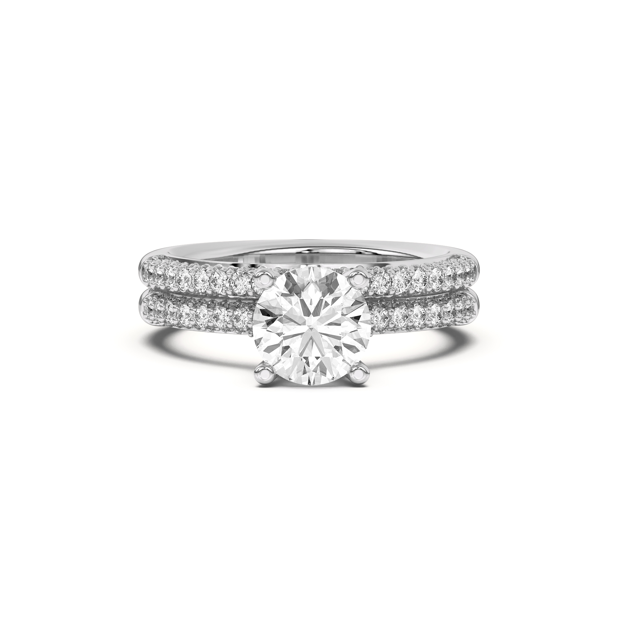 Ivana Triple Row Diamond Band
