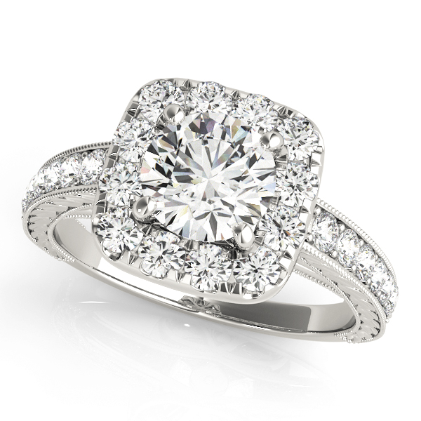 Soul Vintage Inspired Halo Engagement Ring