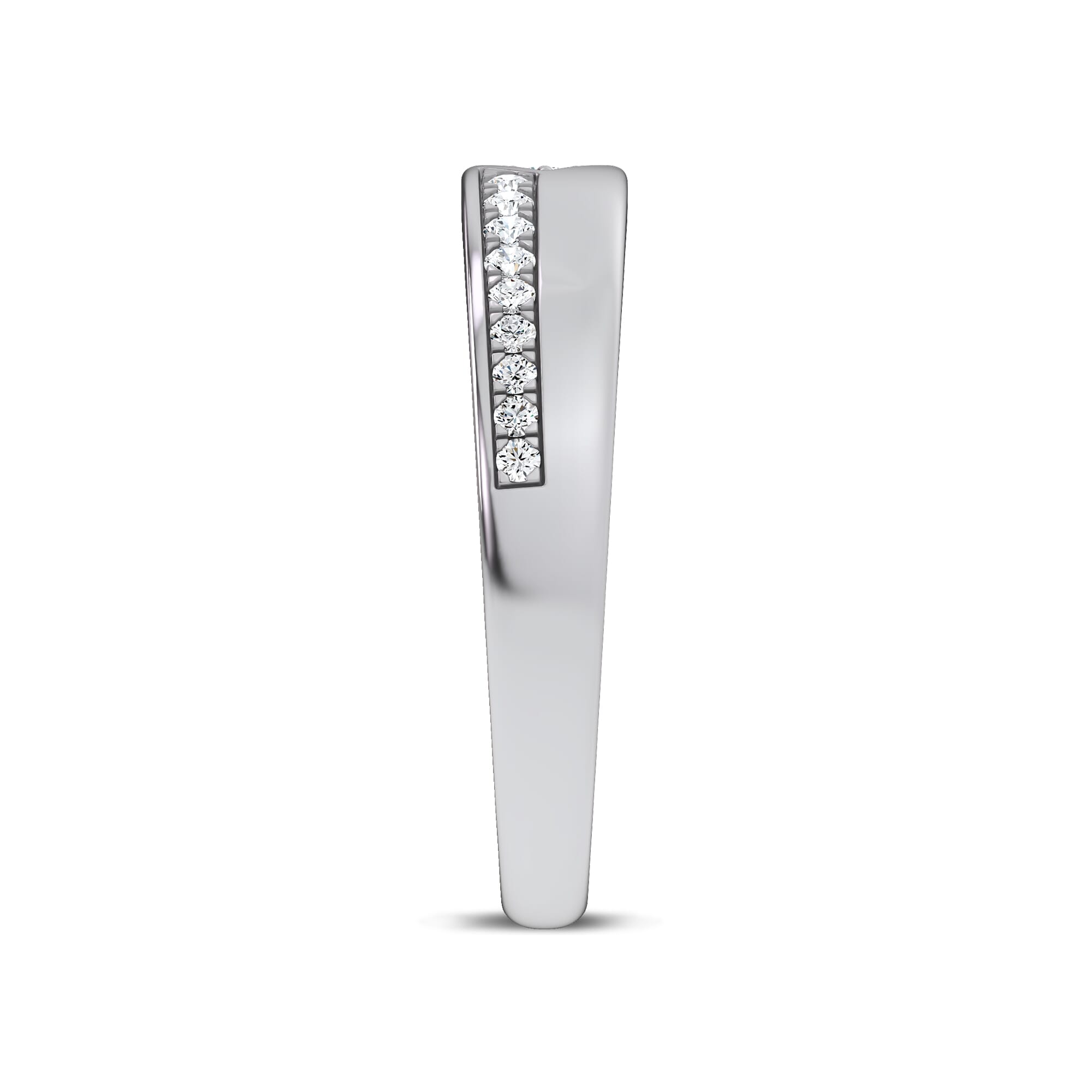 Mirrored Pave Band by Christian Siriano