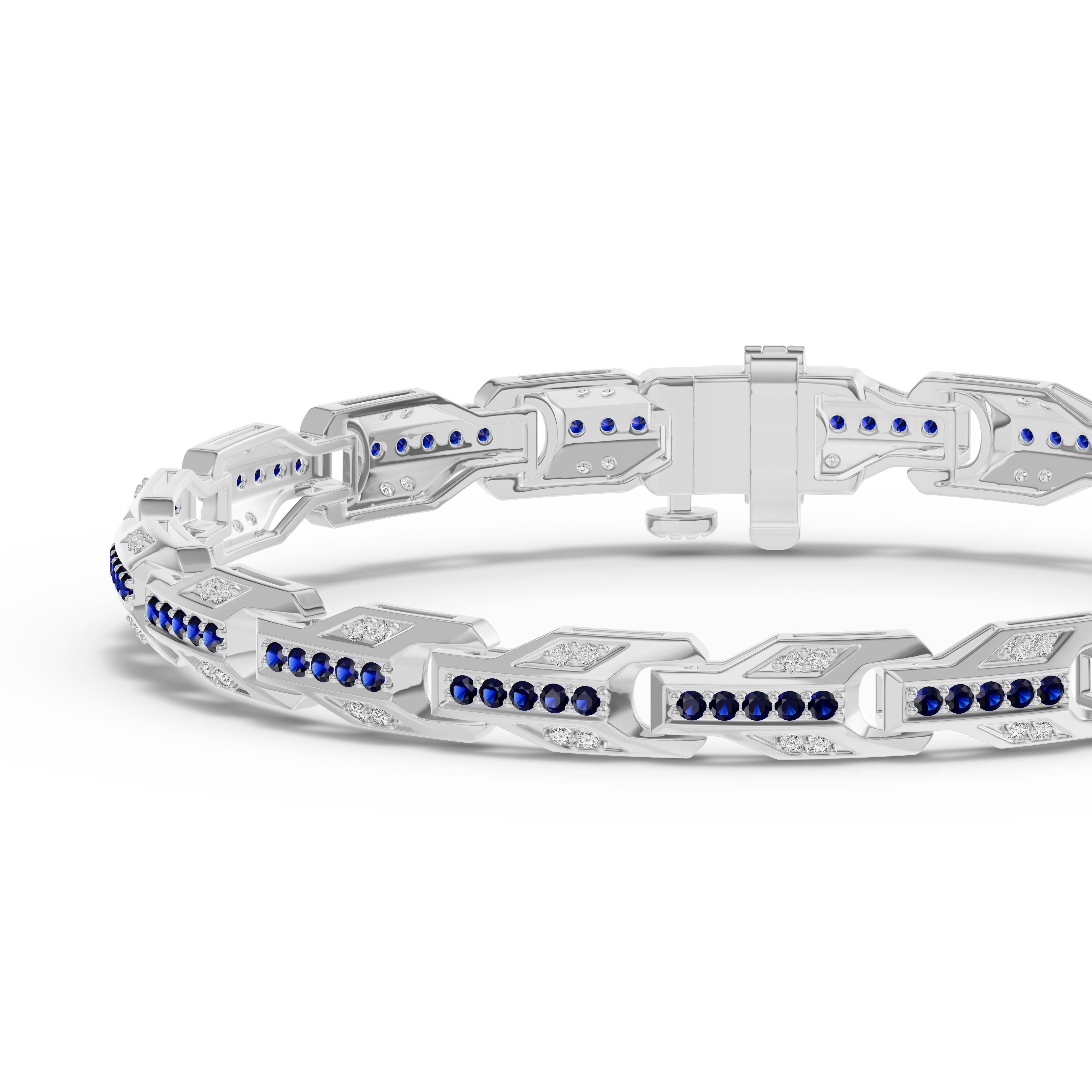 Ferma Diamond & Sapphire Bracelet