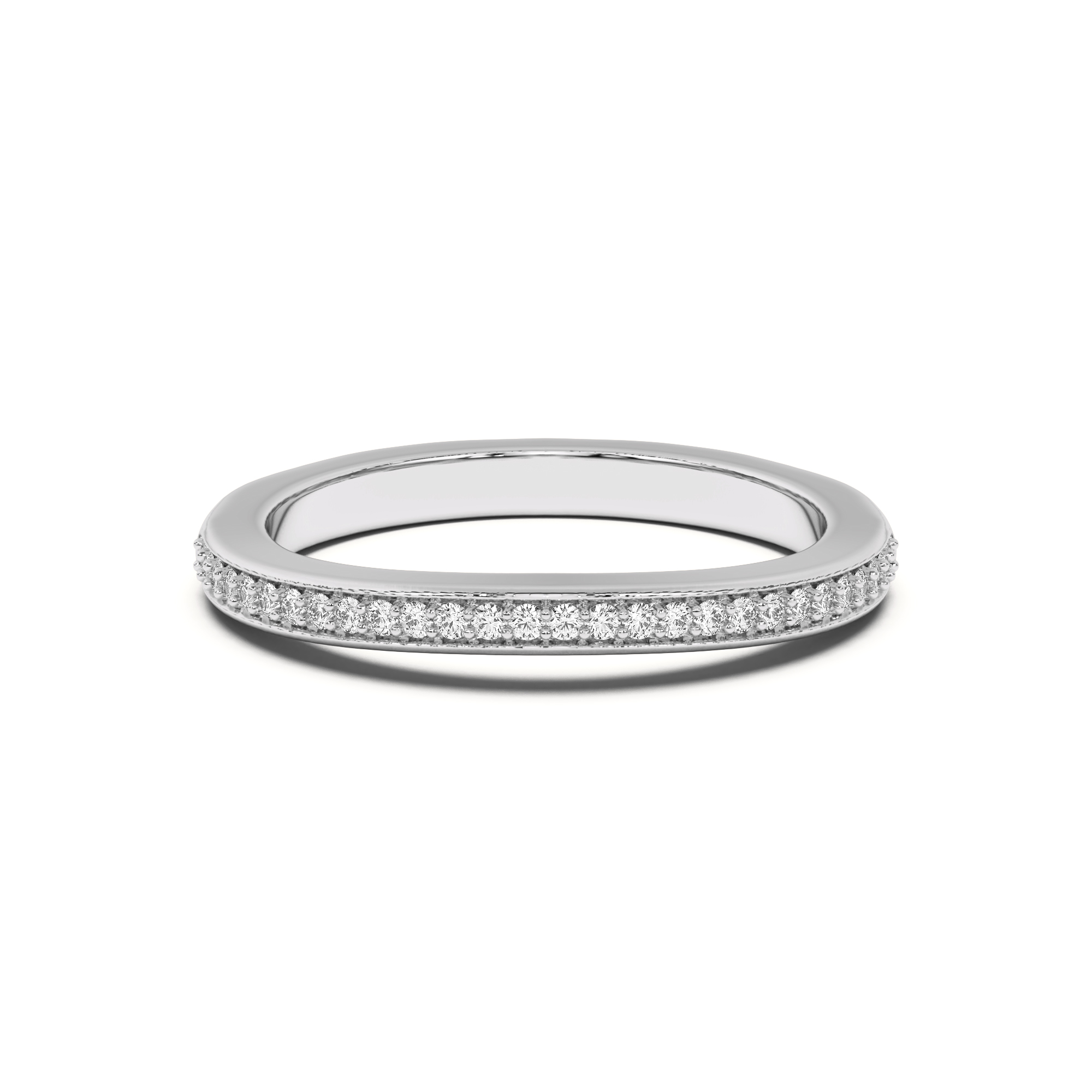 Fernanda Curved Pave Band