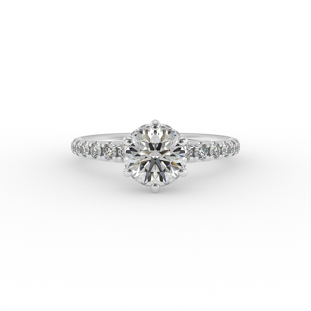Lainey Halo Engagement Ring