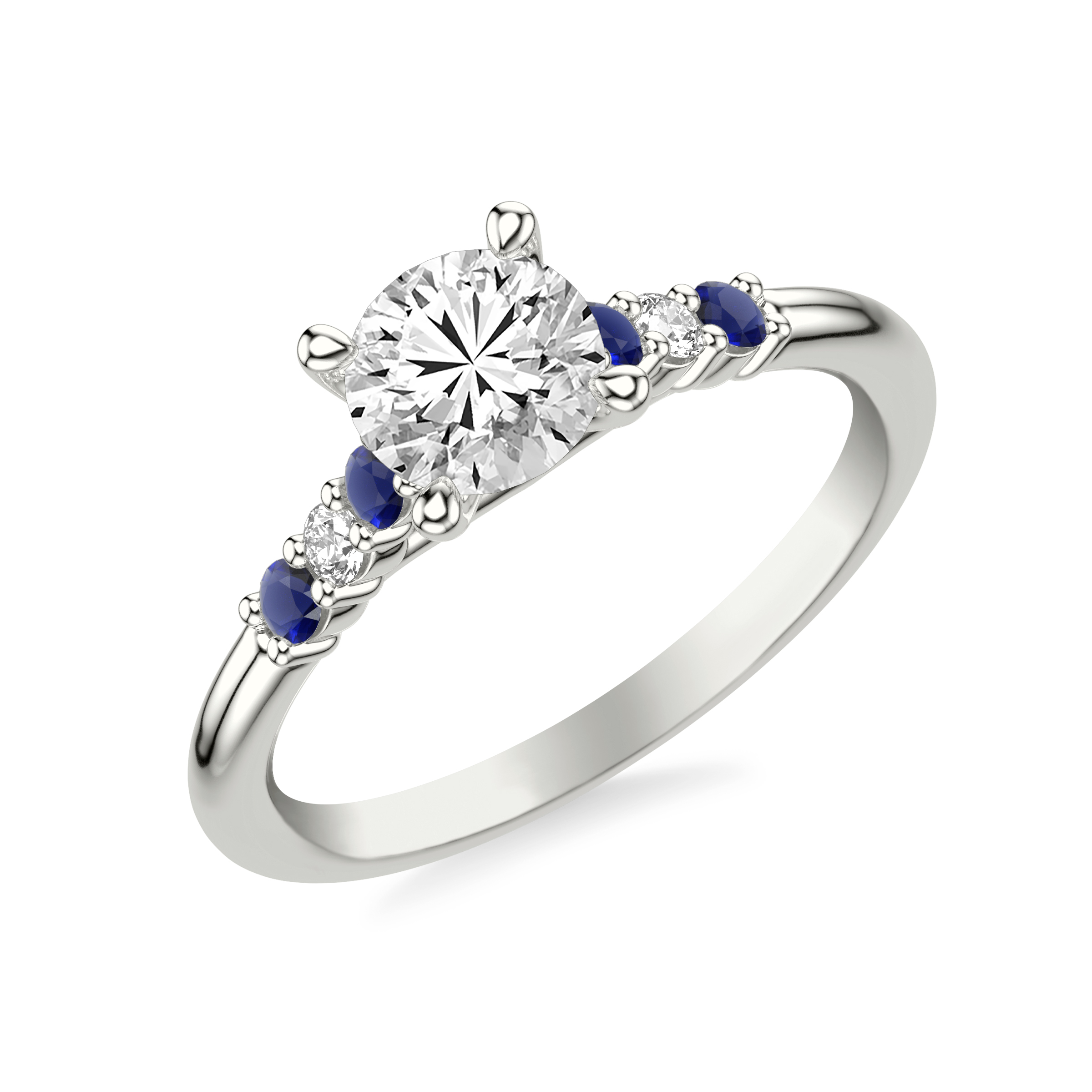 Harleigh Sapphire and Diamond Engagement Ring