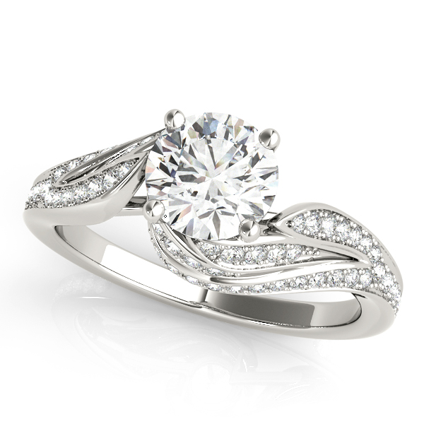 Vienna Diamond Bypass Engagement Ring