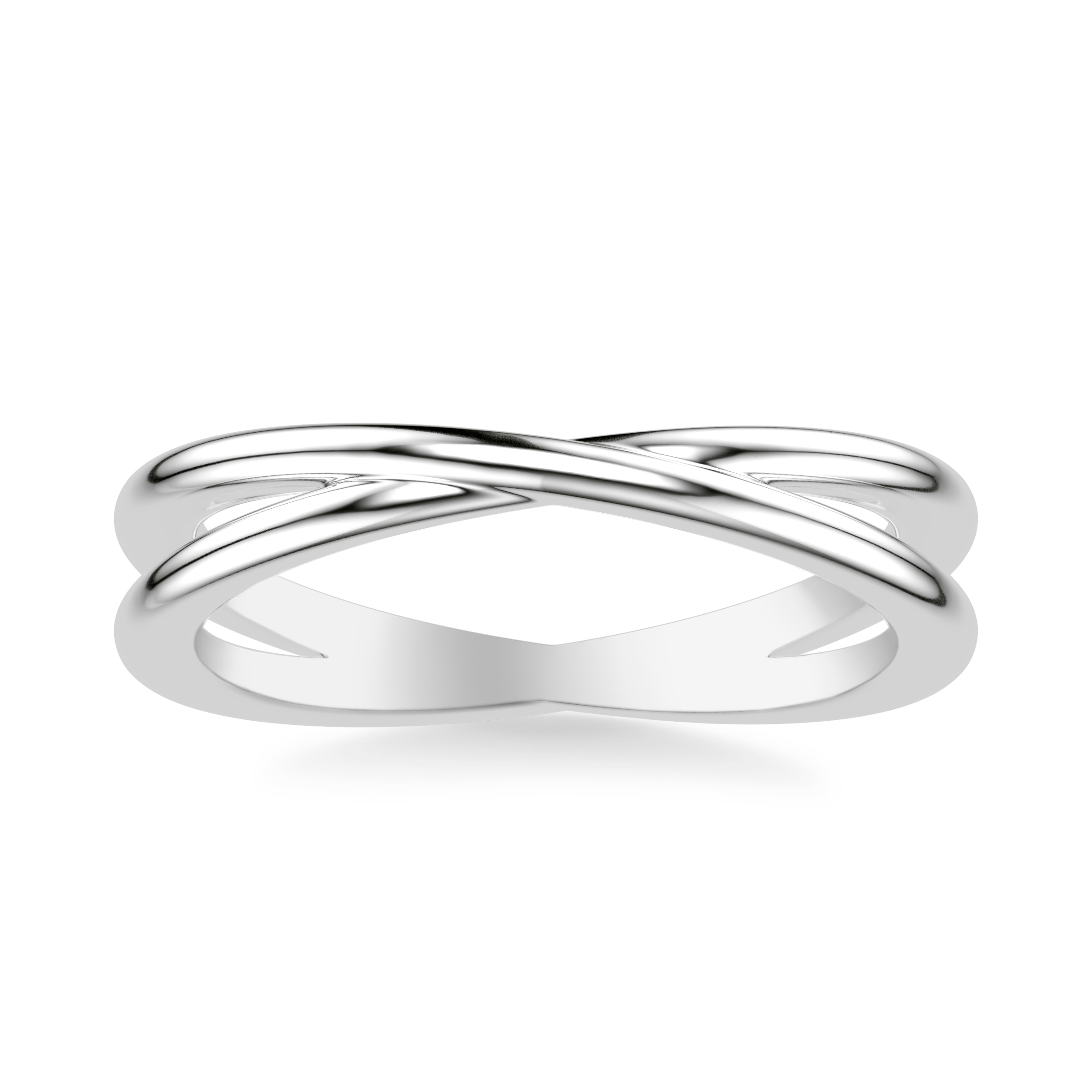 High-Polished Crossover Band