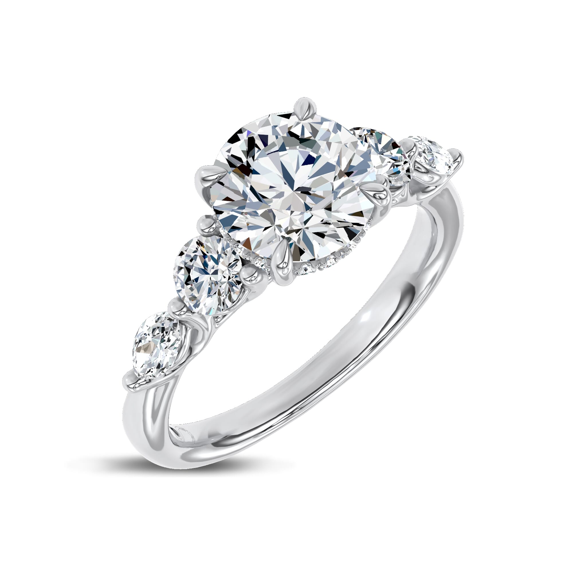 Kerry Mixed Shape Engagement Ring