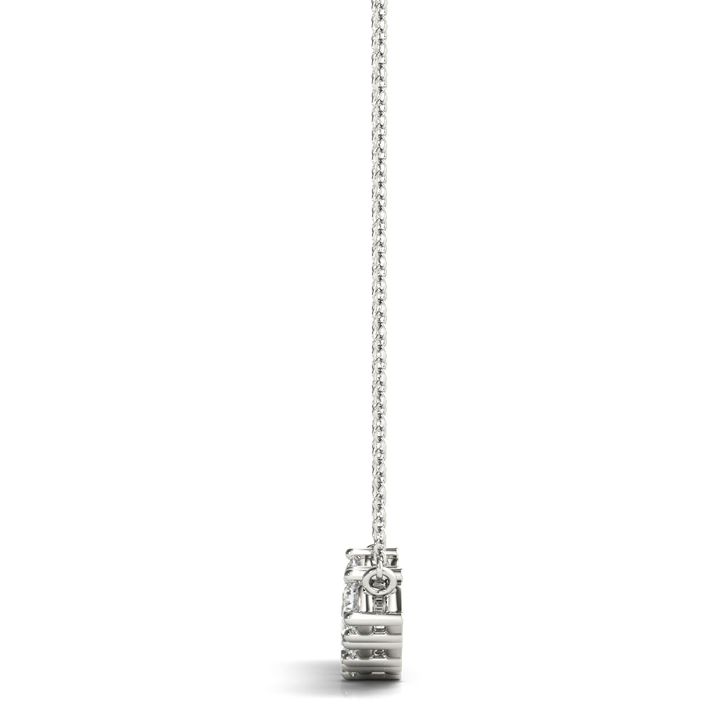 Graduated Curved Bar Lab Grown Diamond Necklace (1 1/3 ct. tw.)