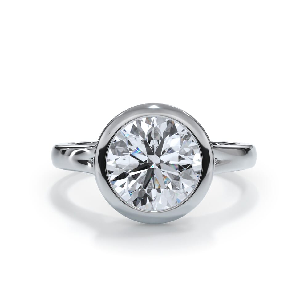 Bellora Cathedral Bezel Engagement Ring