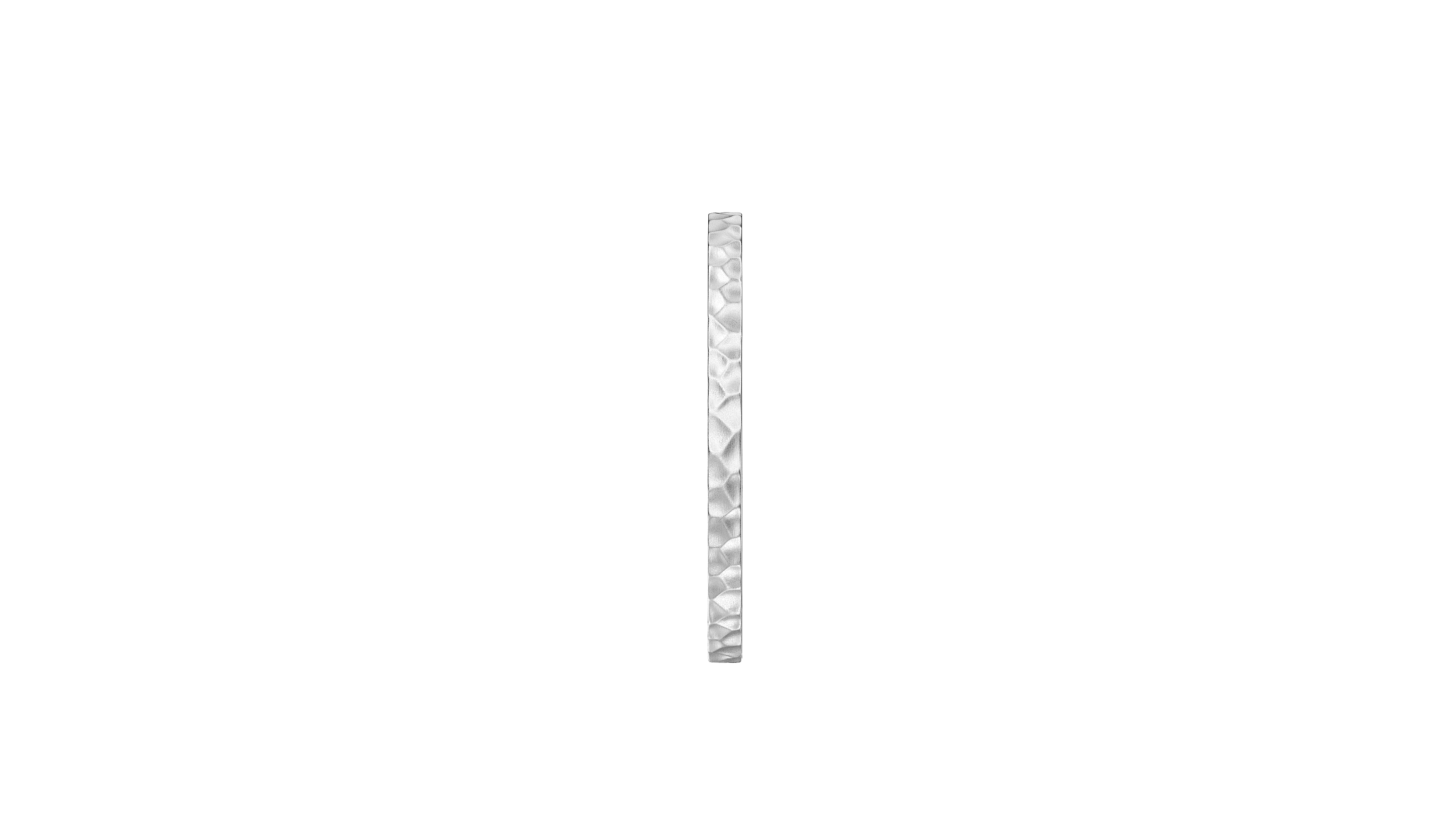 Hammered Brushed Stackable Band (1.5mm)