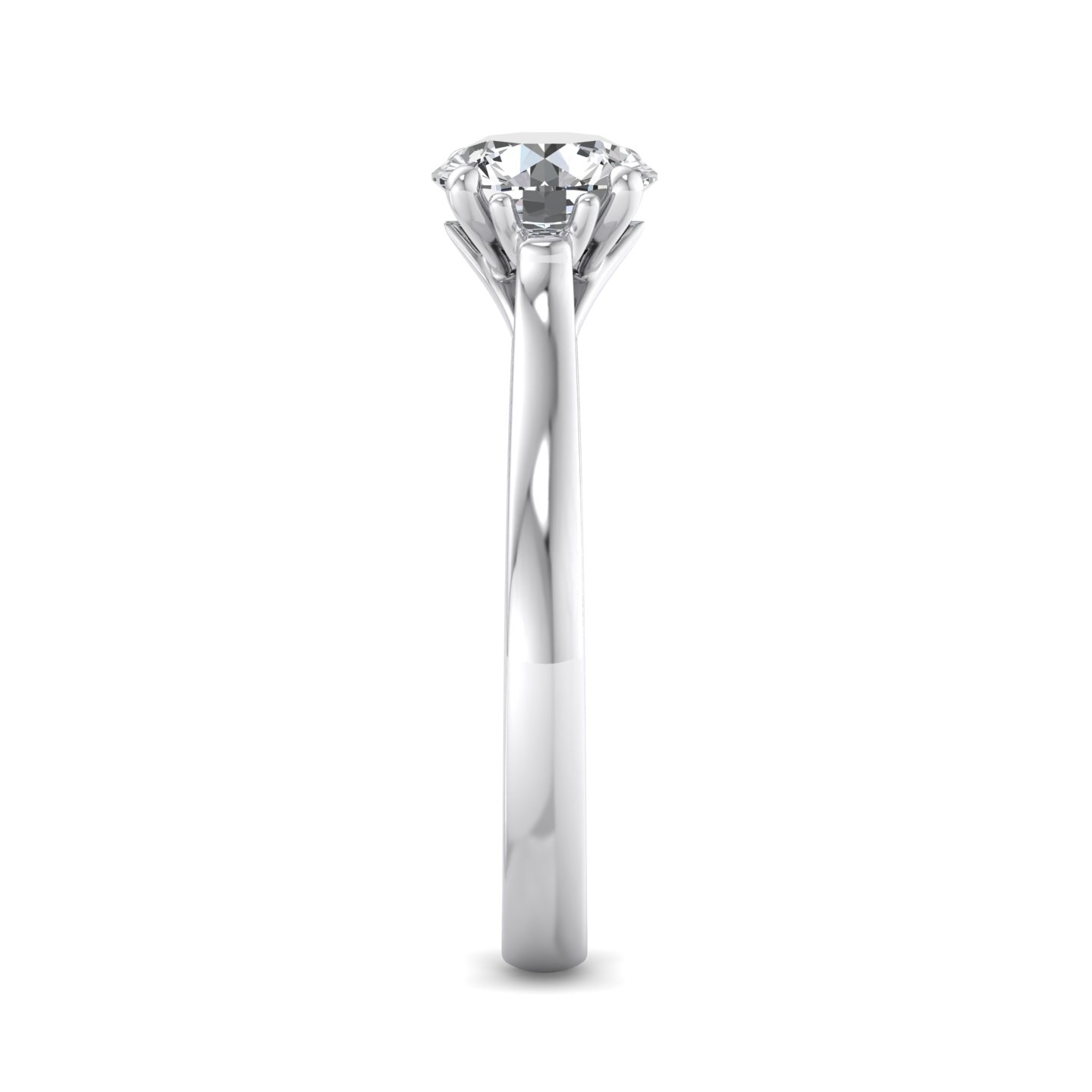 Daisy Solitaire Engagement Ring