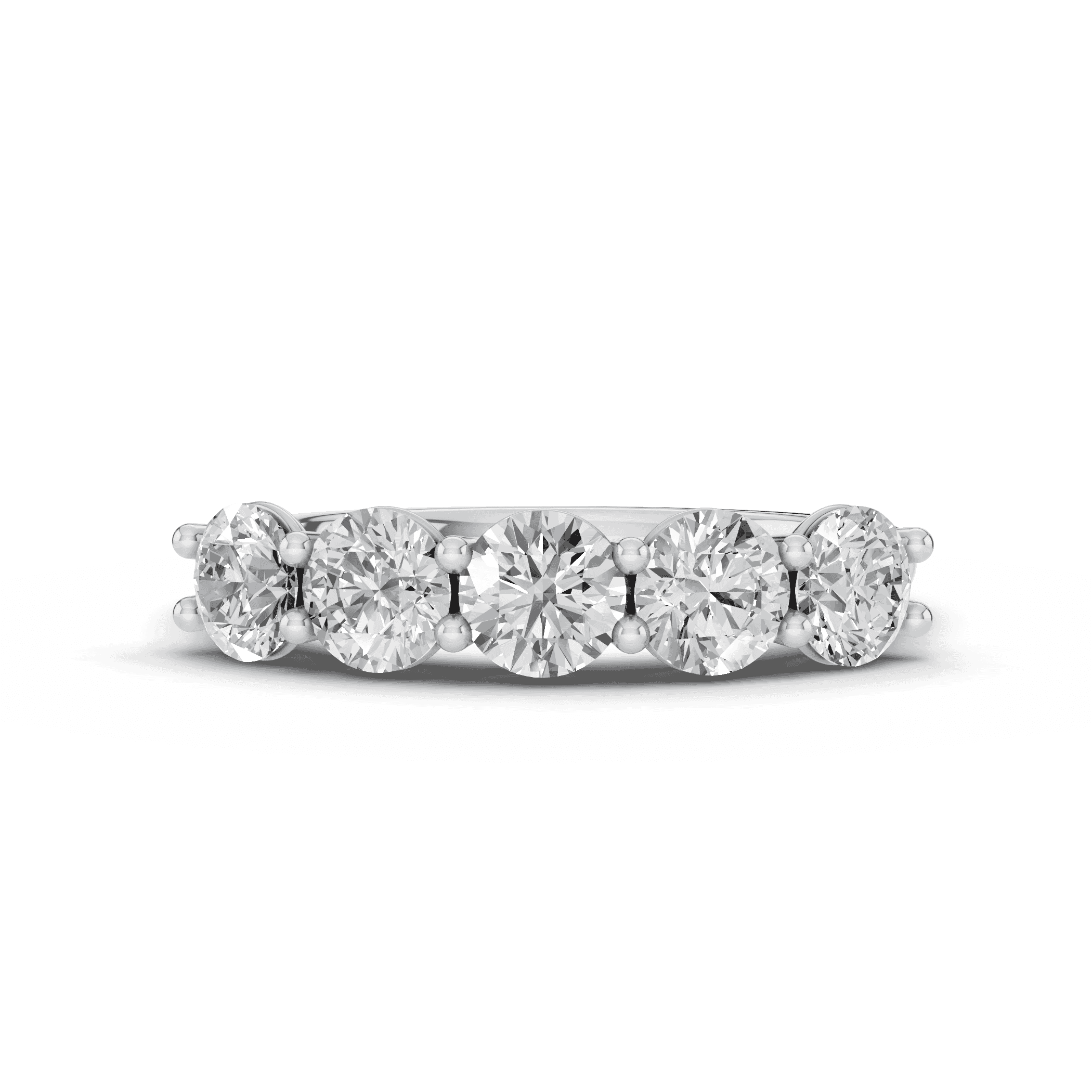 Tradition U-Prong Five-Stone Lab Diamond Band (1.50 ct. tw.)